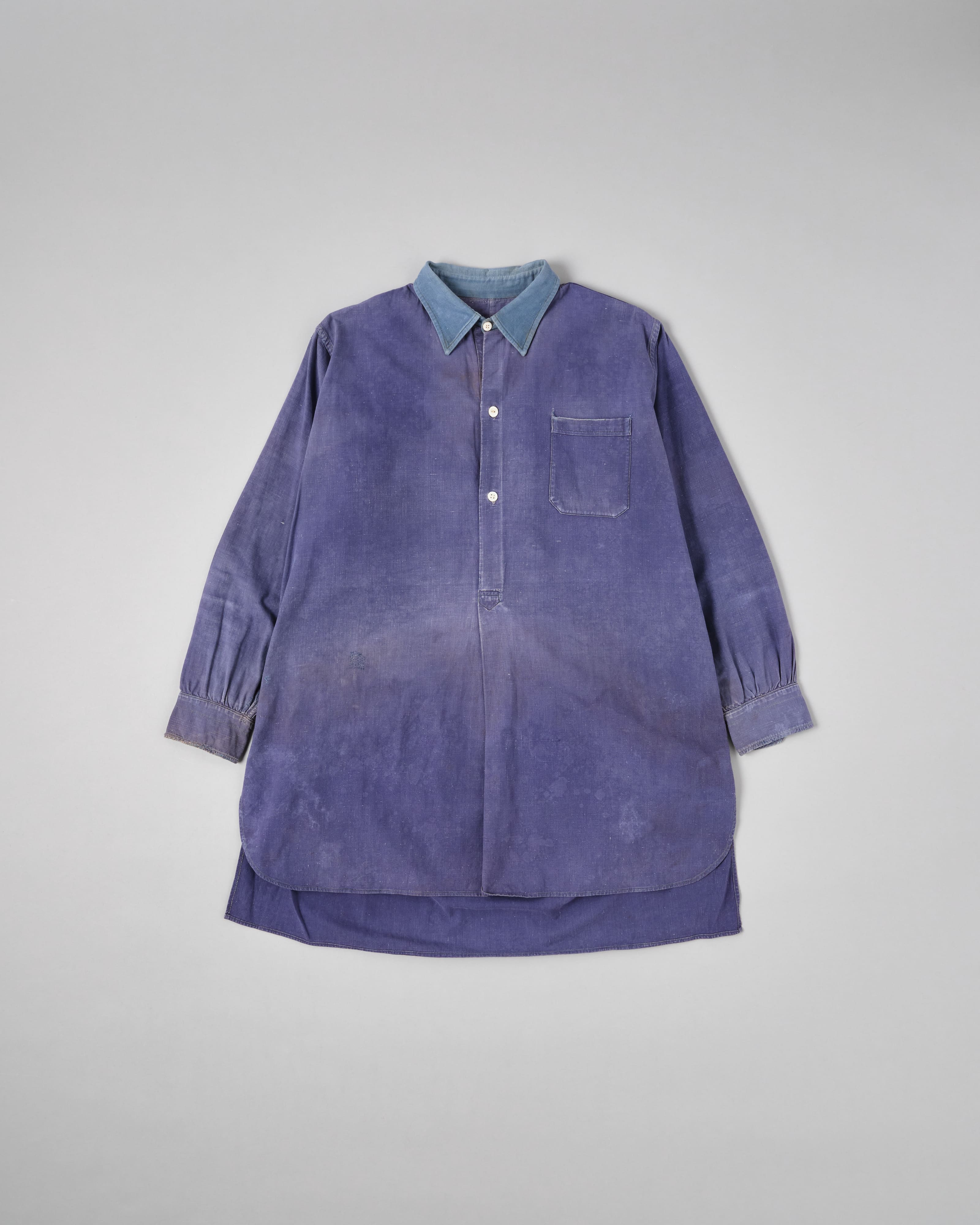 [~ 40's] French Vintage Indigo Metis grand-père