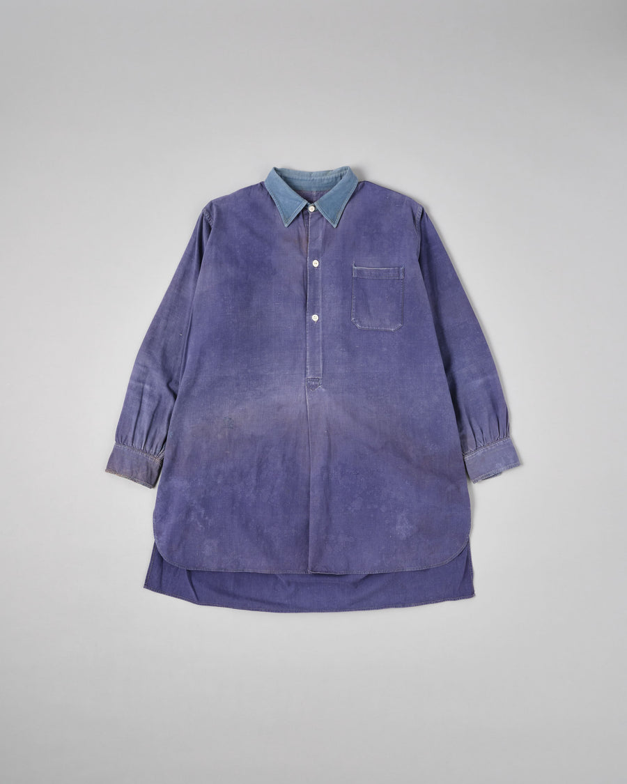 Vue d'ensemble de ［~40’s］French Vintage Indigo Metis Grandpa Shirt