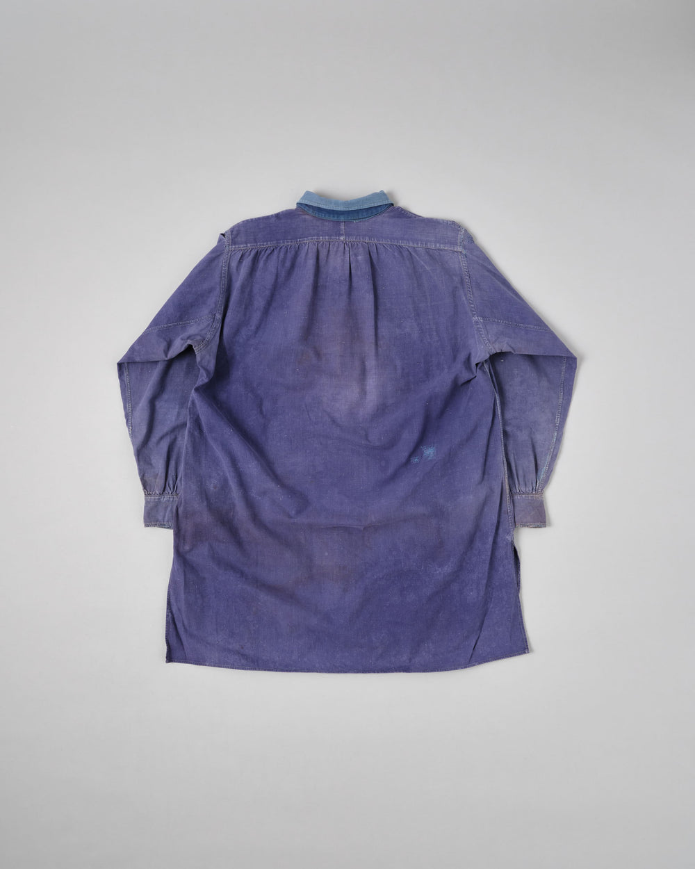 ［~40’s］French Vintage Indigo Metis Grandpa Shirt