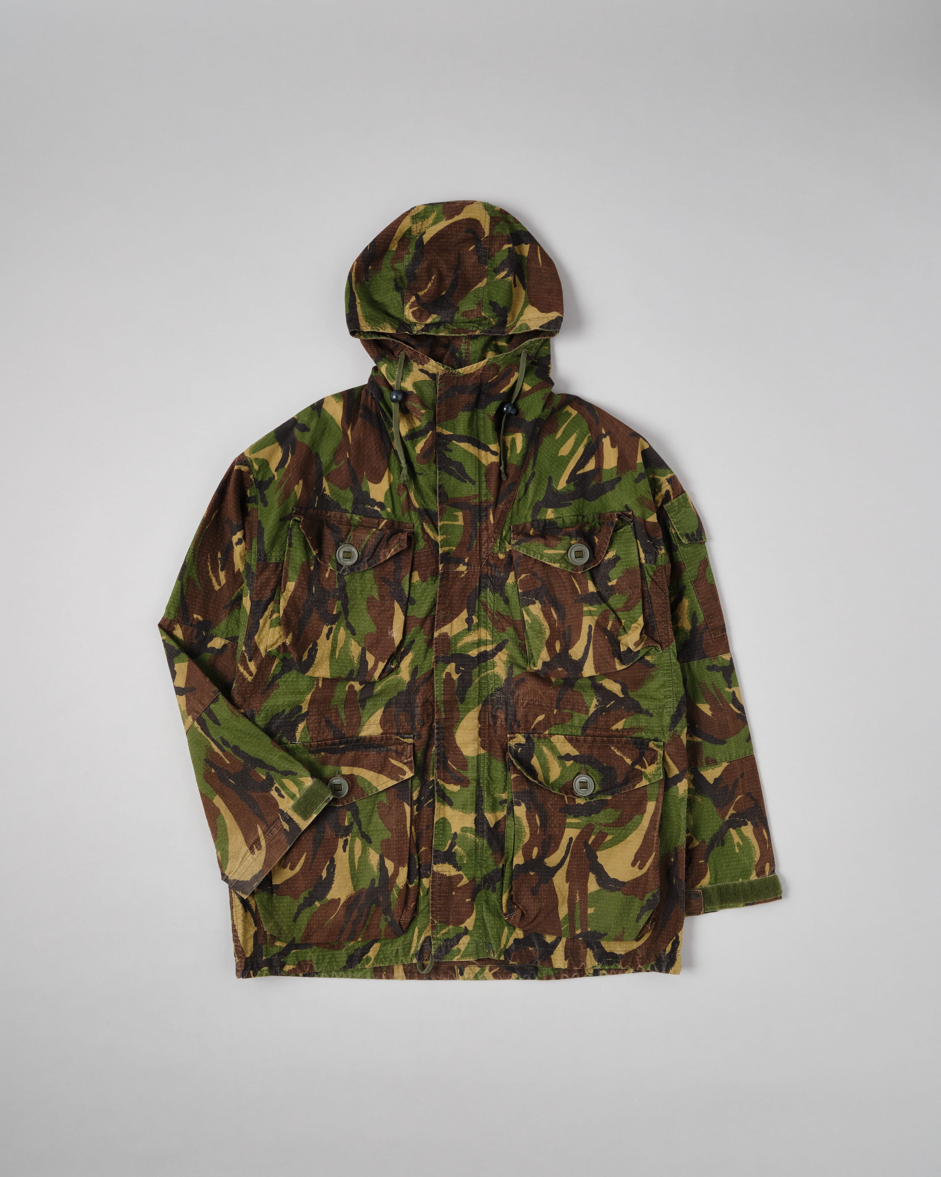 [~90's] British Vintage DPM Camouflage Ripstop Windproof Smock Made by SASS
