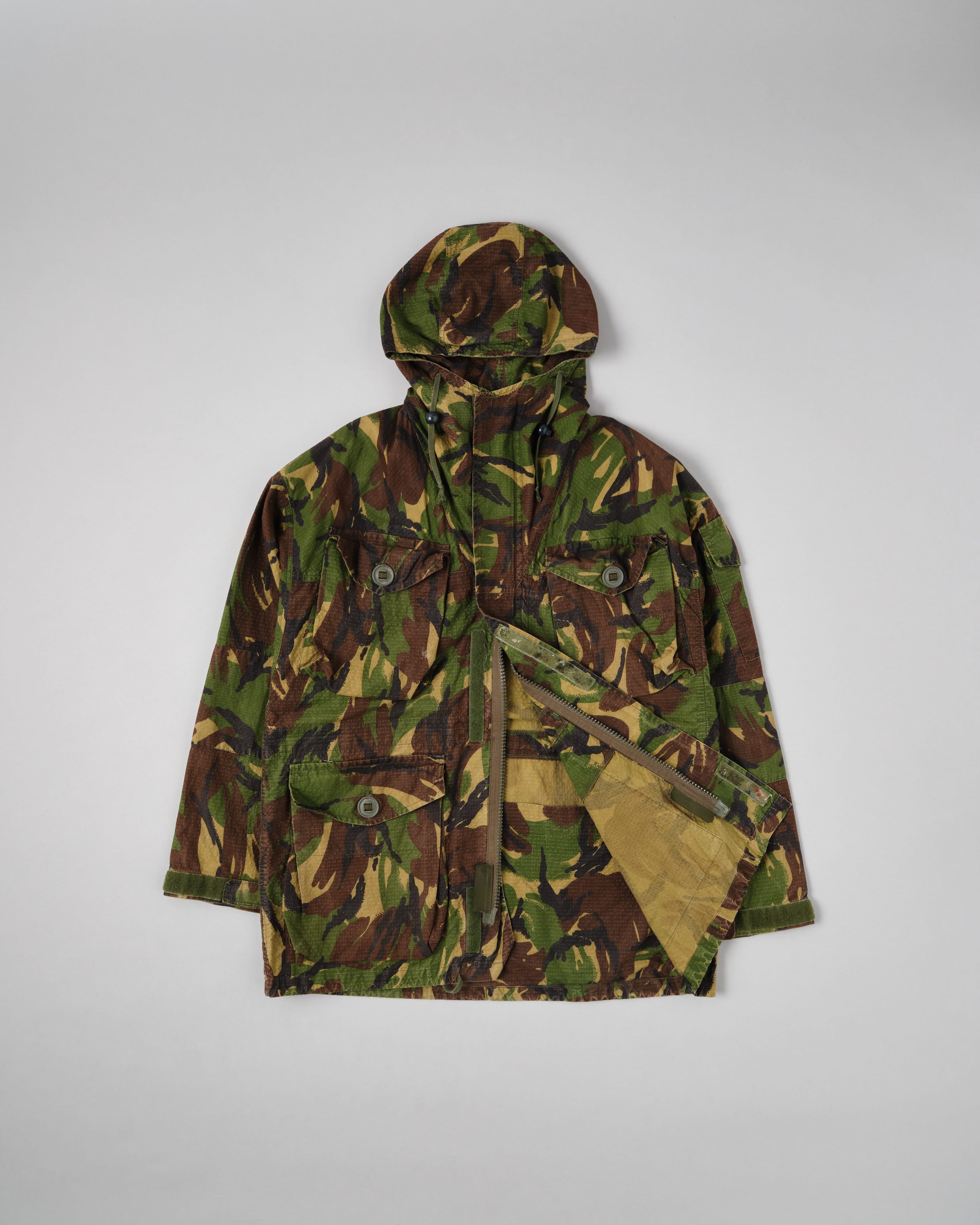 [~90's] British Vintage DPM Camouflage Ripstop Windproof Smock Made by SASS