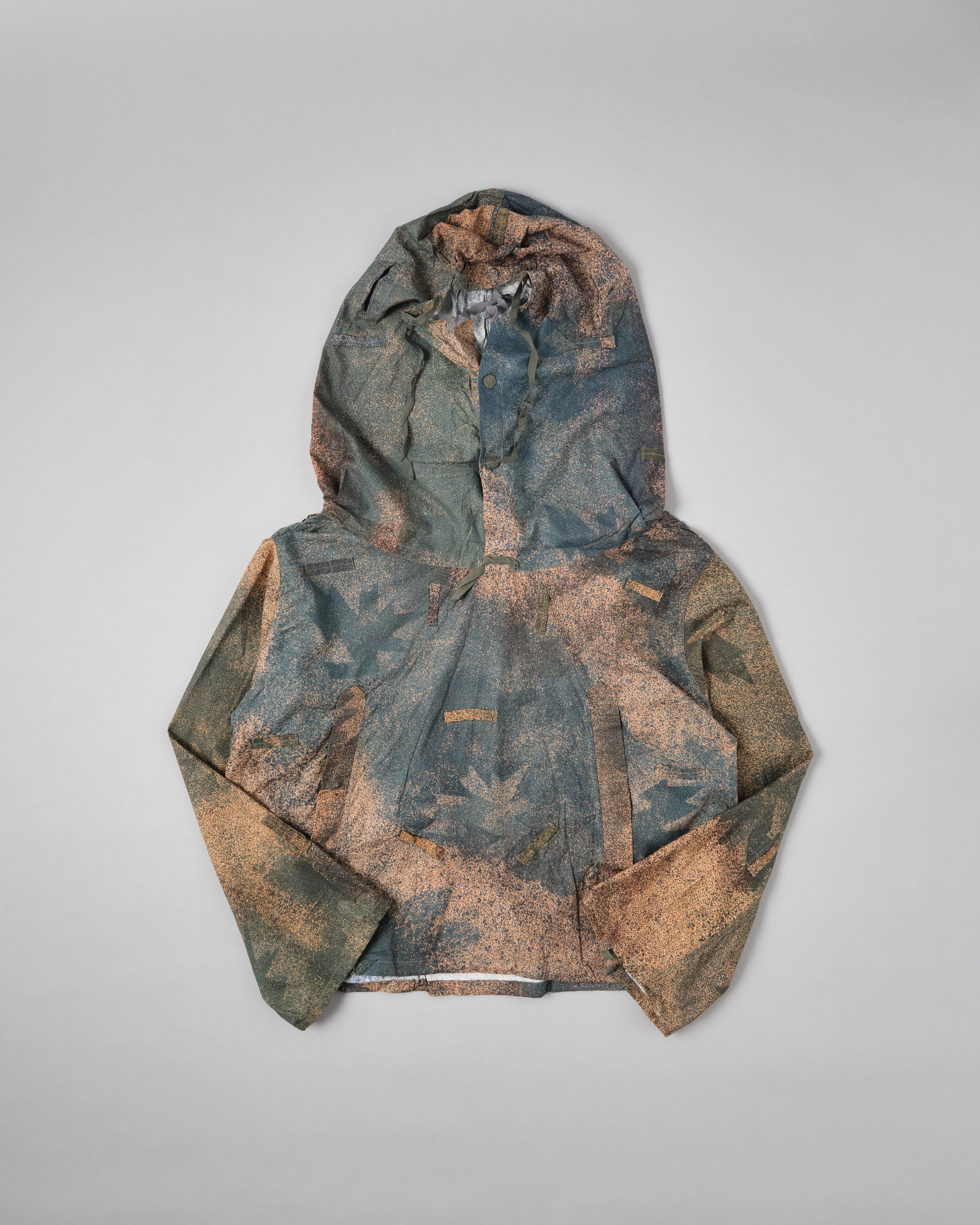 [~60's] Yugoslav People's Army Mountain Camouflage Sniper Smock With Bag & Gloves