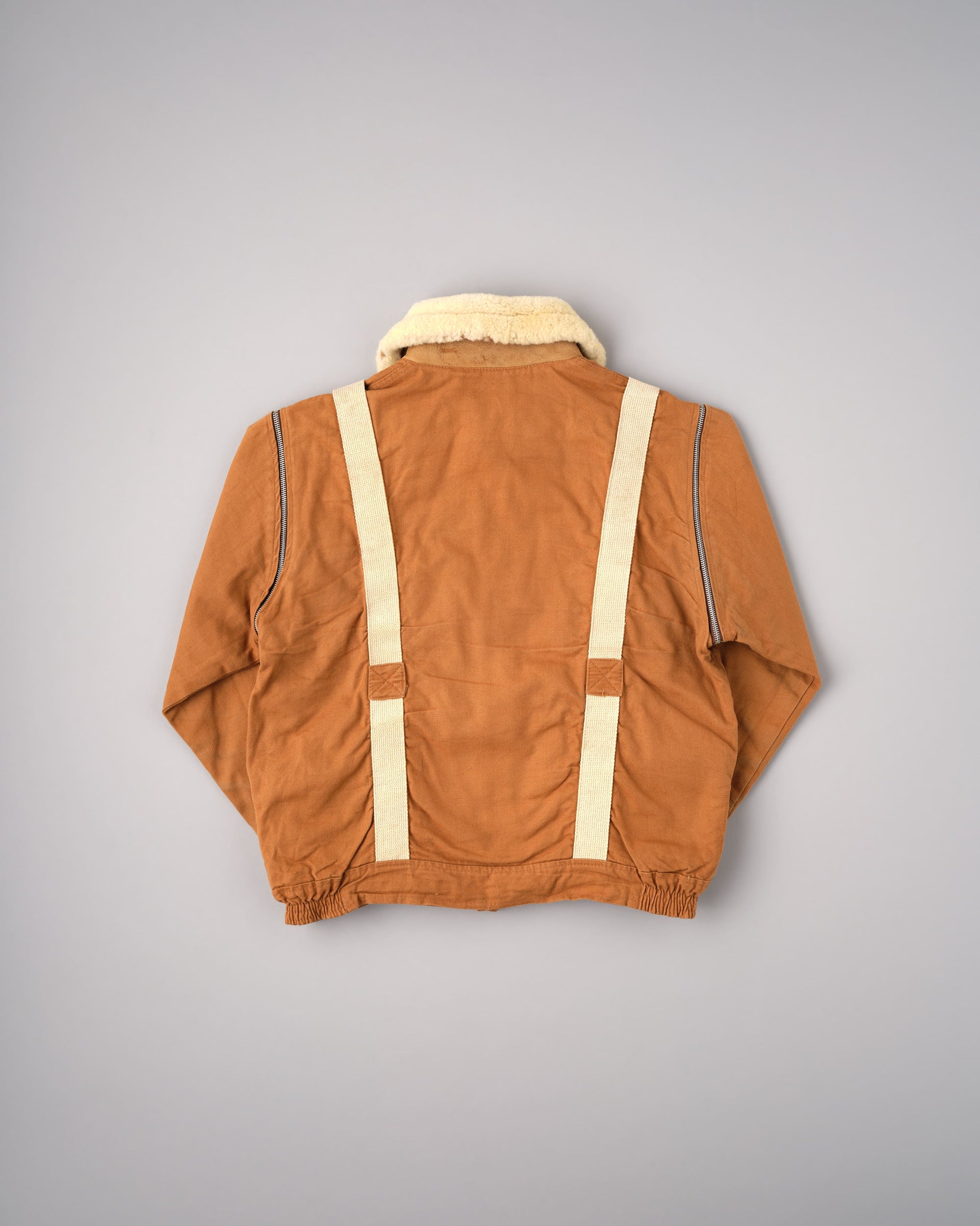 ［~80’s］French Vintage Deformed Design Detachable Sleeve Blouson