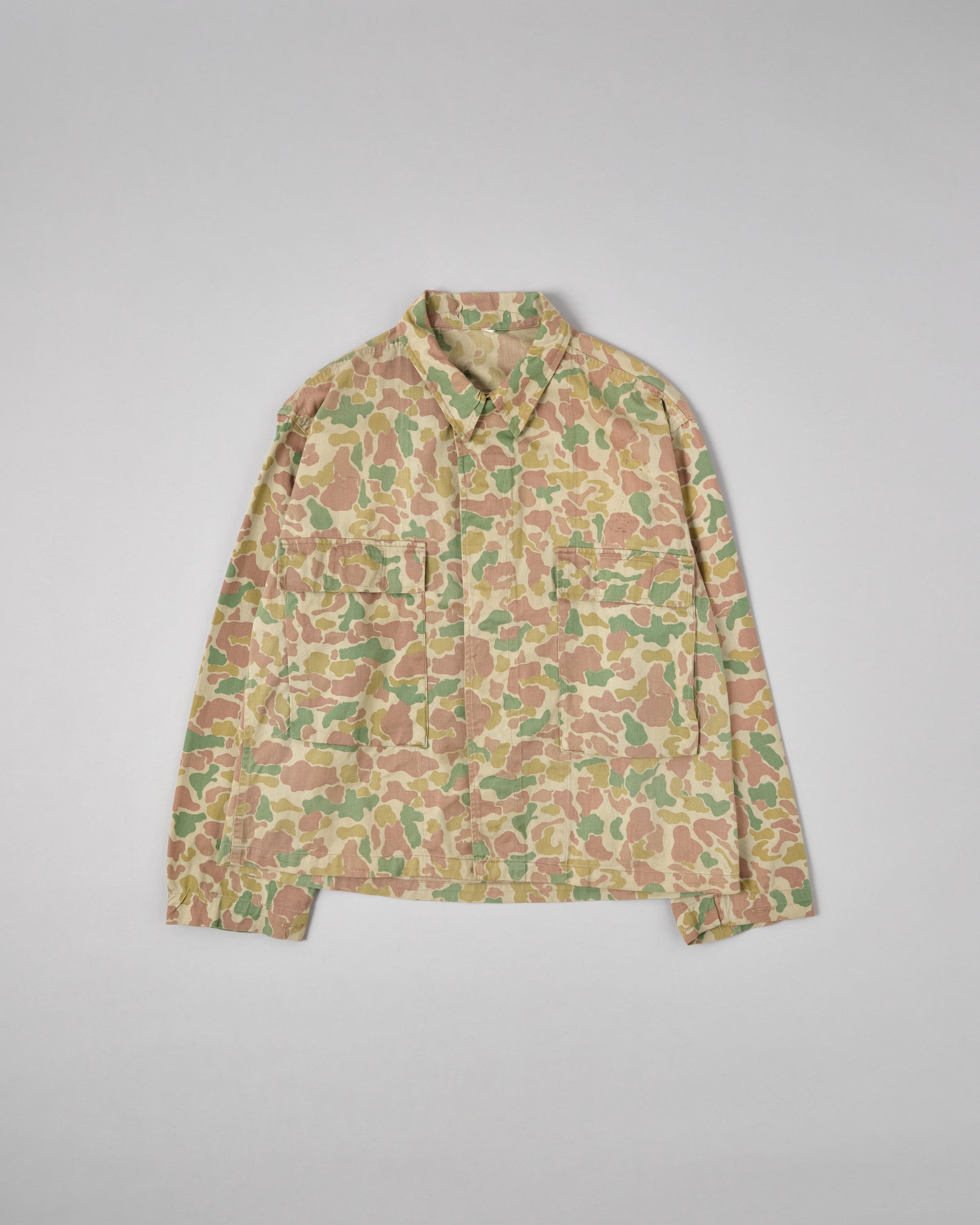［~50's］Dutch Army Frogskin Camouflage Field Jacket Size.50