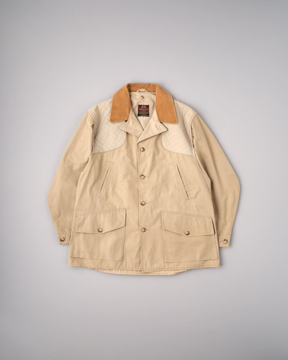 ［~80's］Vintage Willis&Geiger Bush Poplin Quail Coat Size.44 "Made in U.S.A."