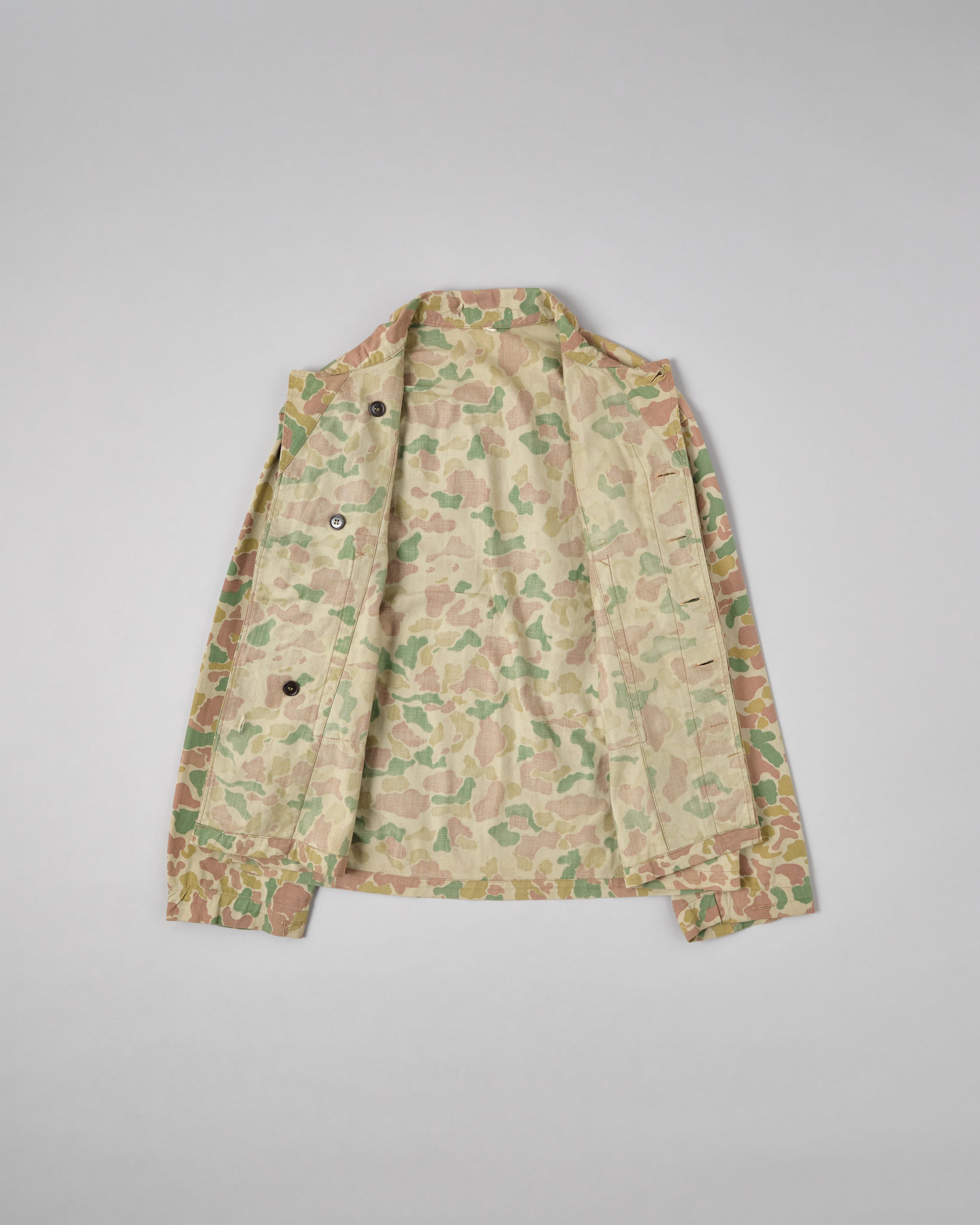 [~50's] Dutch Army Frogskin Camouflage Field Jacket Size.50