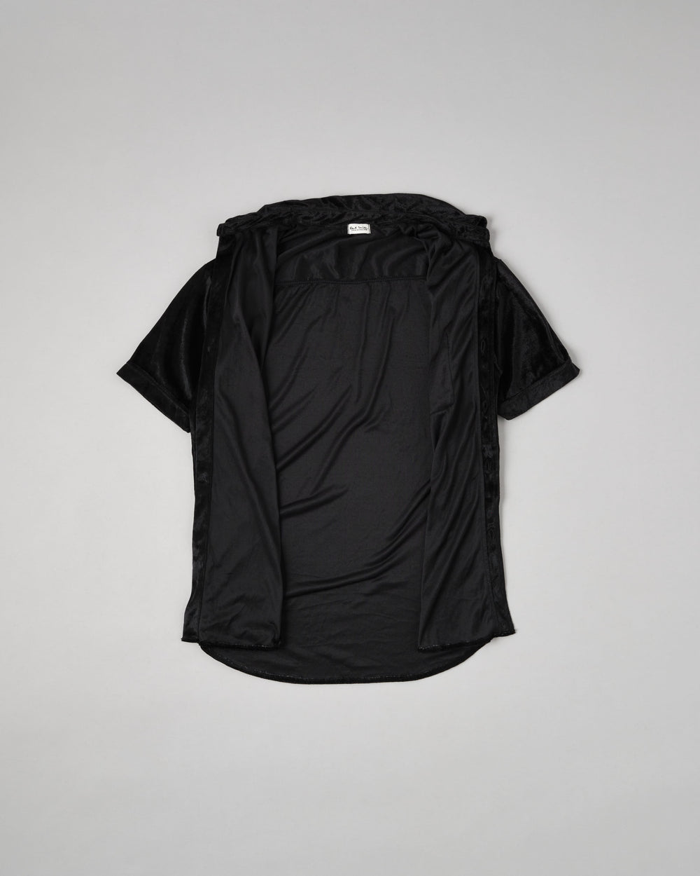 【~90's】Old Paul Smith Black Velor S/S Shirt