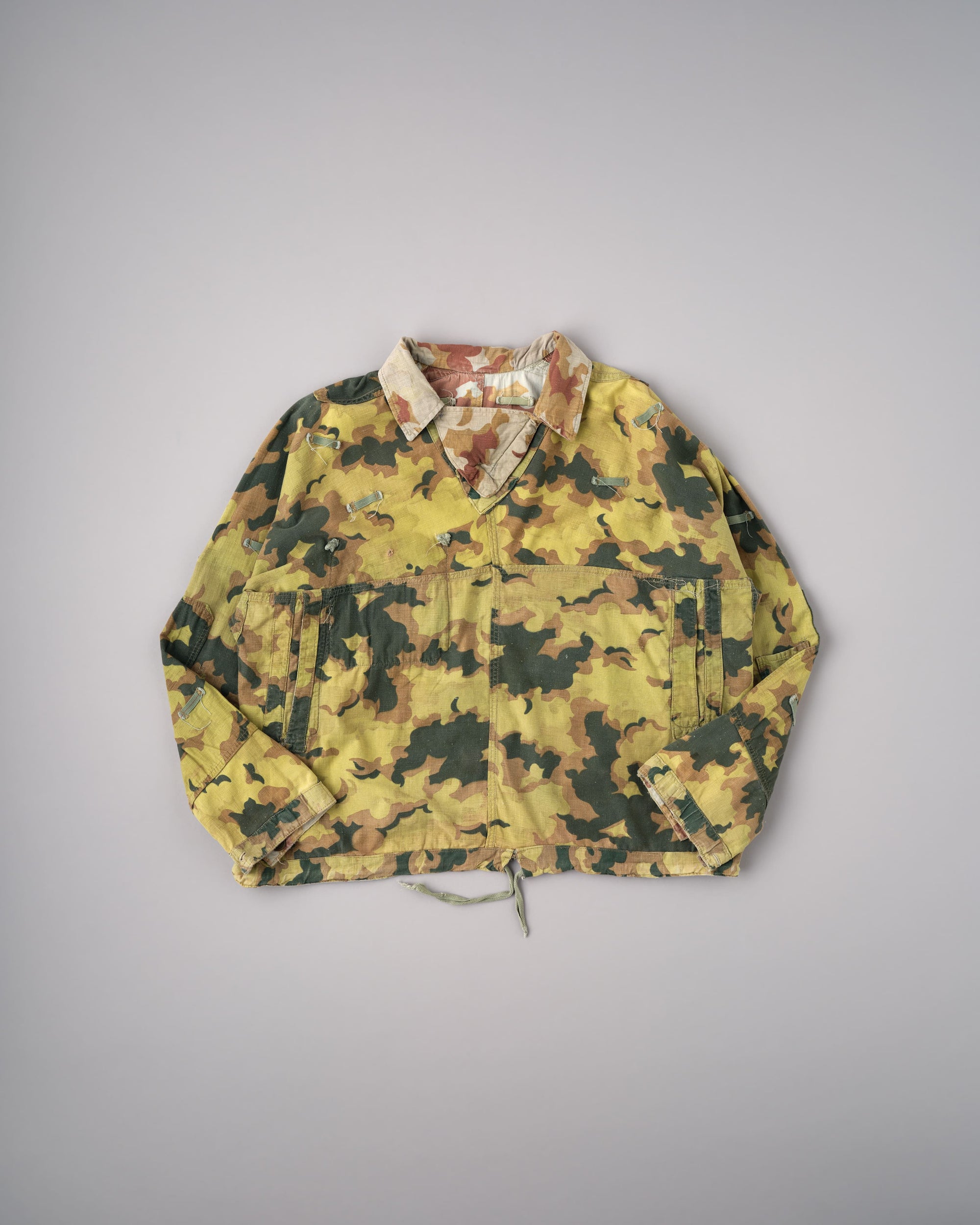 【~50's】Czechoslovakian Army Clouds Camouflage Reversible Smock "Modified"