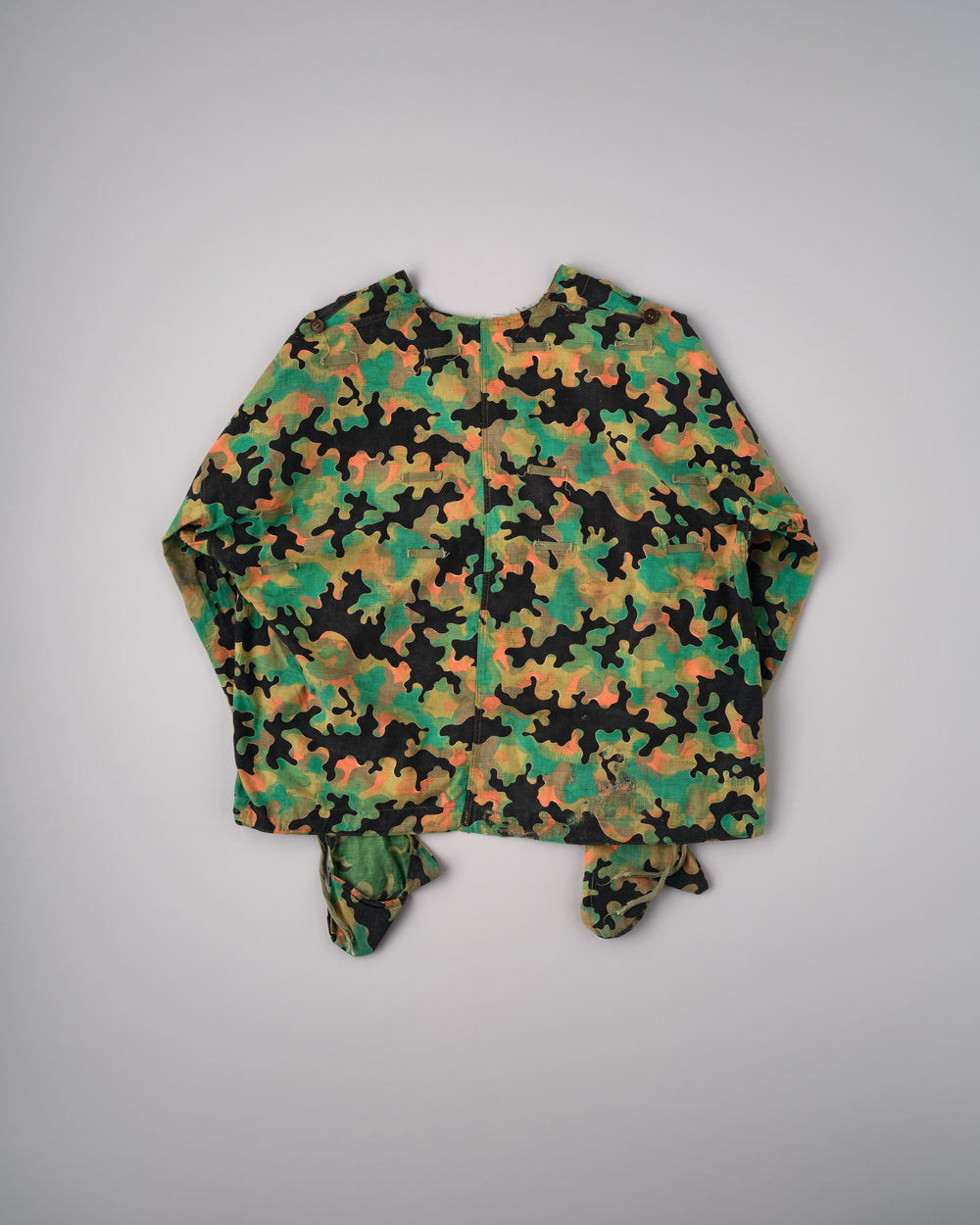 ［~50’s］Czechoslovakian Army Dubaky Camouflage Reversible Smock With Gloves "Modified"