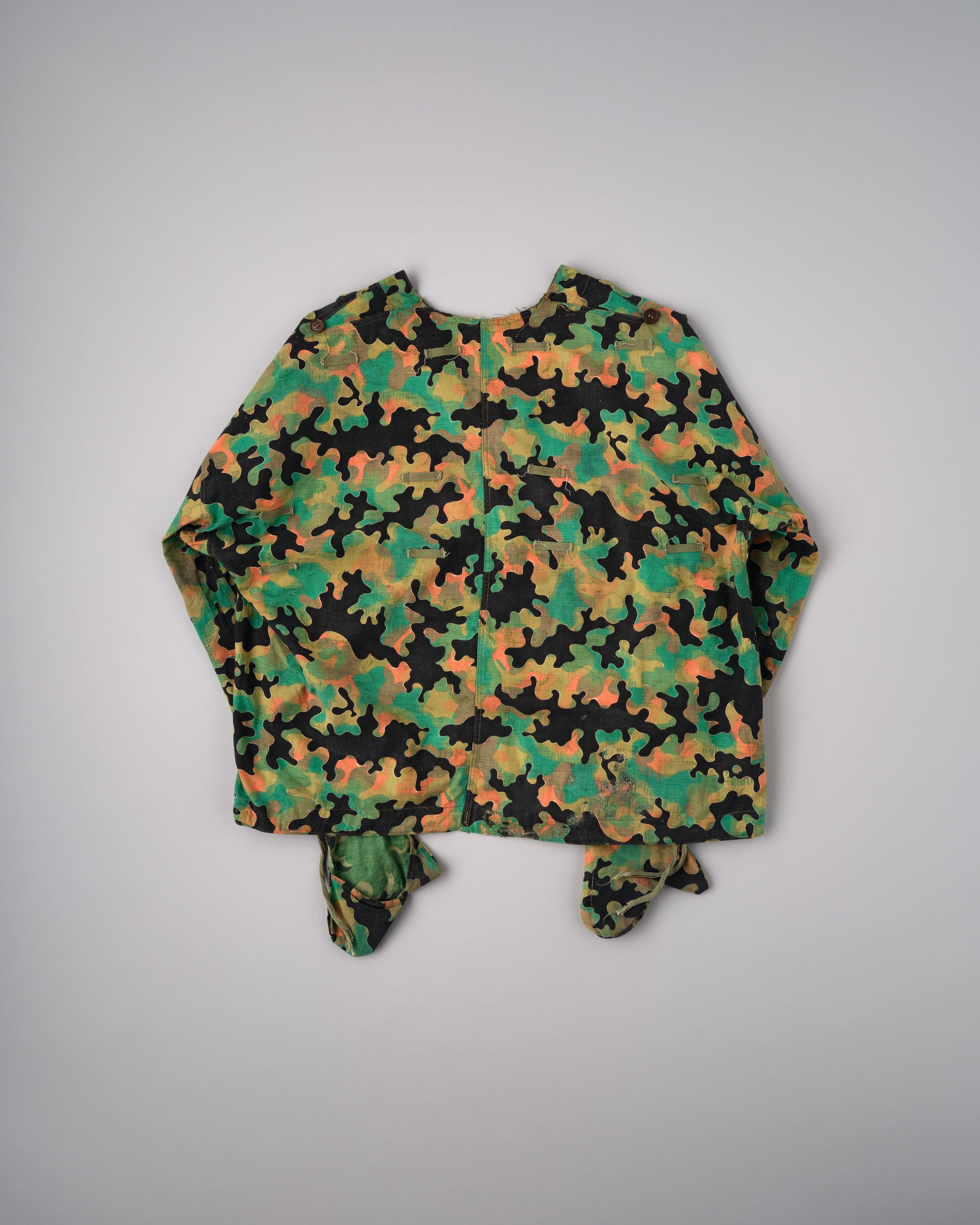 ［~50’s］Czechoslovakian Army Dubaky Camouflage Reversible Smock With Gloves "Modified"