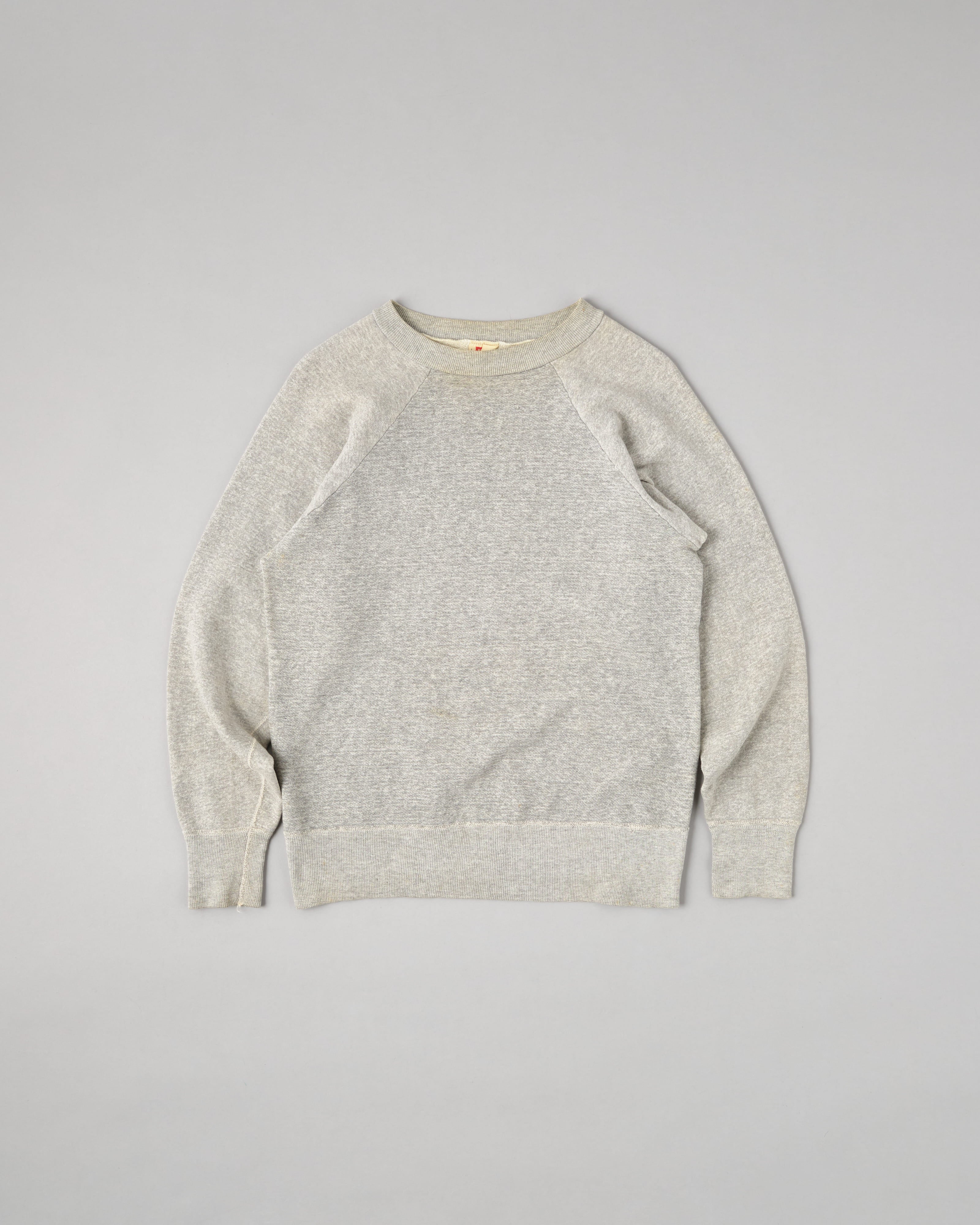 [~60's] American Vintage Raglan Sleeve Cotton Sweatshirt Size.L "HANES BREEZE SHIELD"