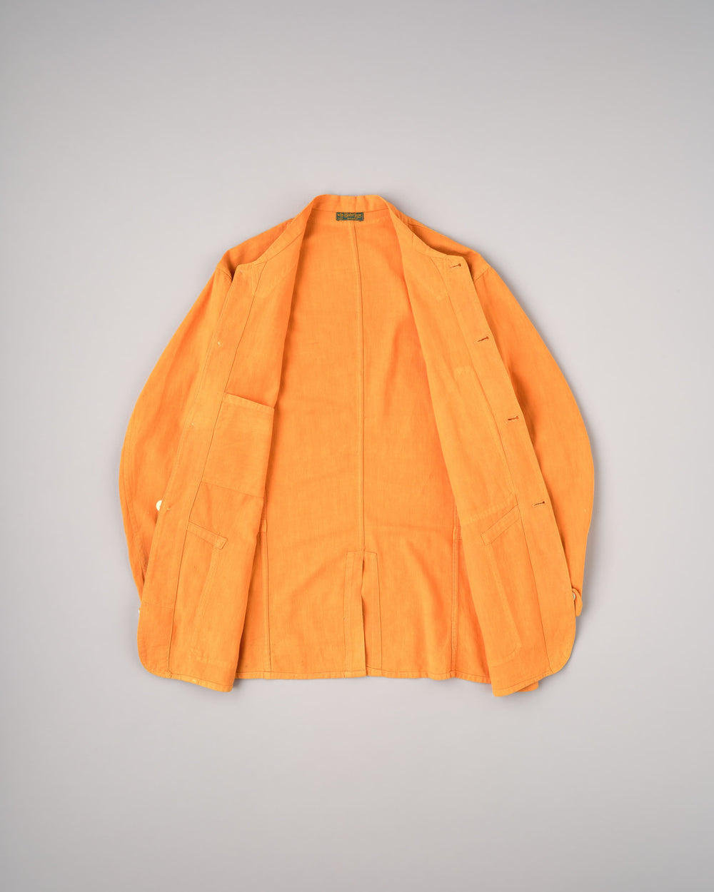 ［~30's］British Vintage Orange Cotton Drill Work Jacket