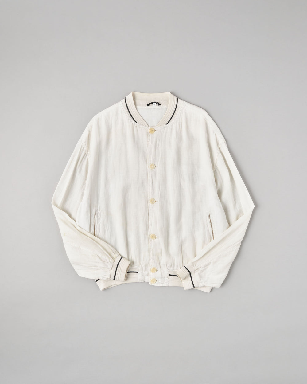 【~80’s】Old CORTIGIANI Linen Blouson Size.50
