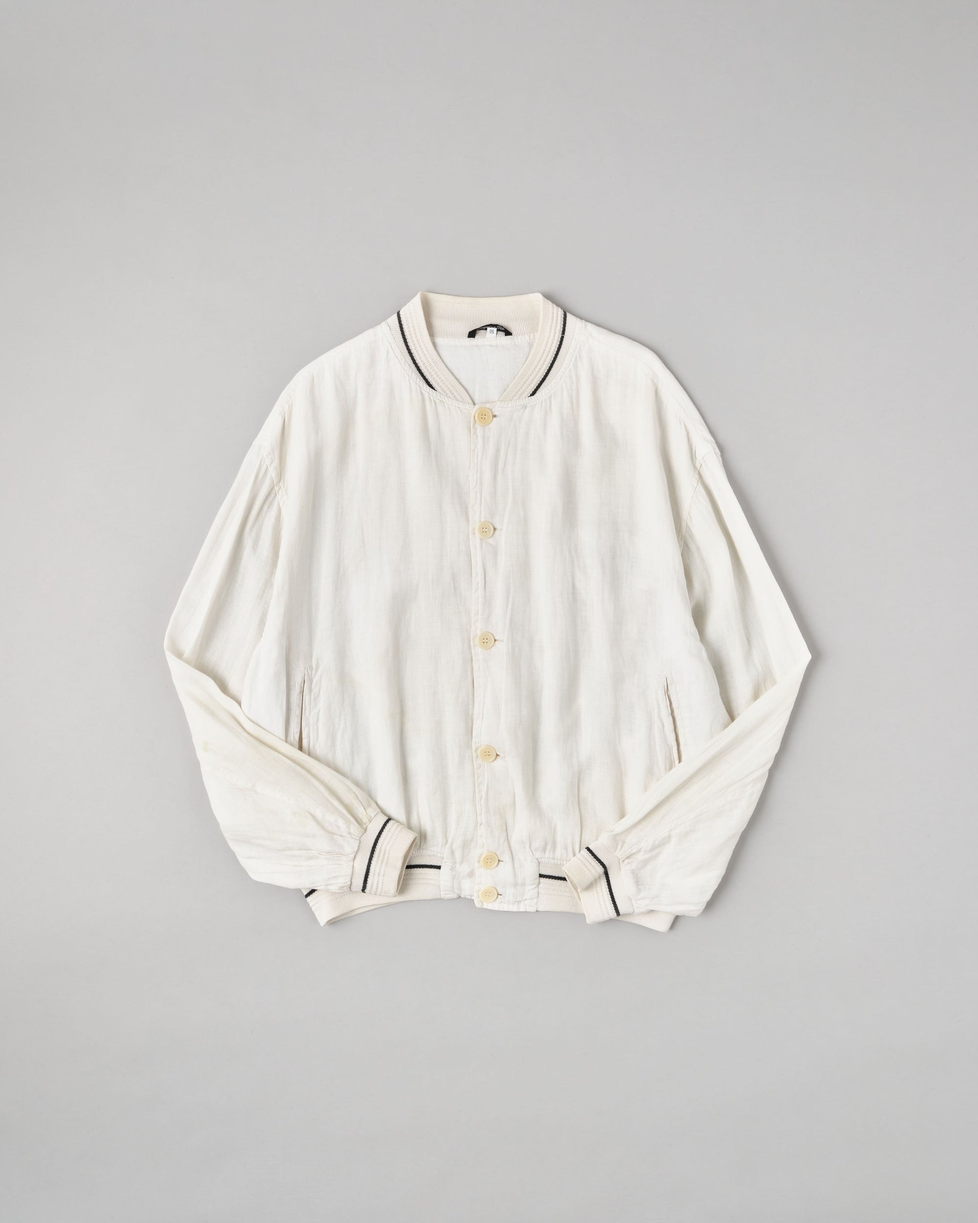 ［~80’s］Old CORTIGIANI Linen Blouson Size.50
