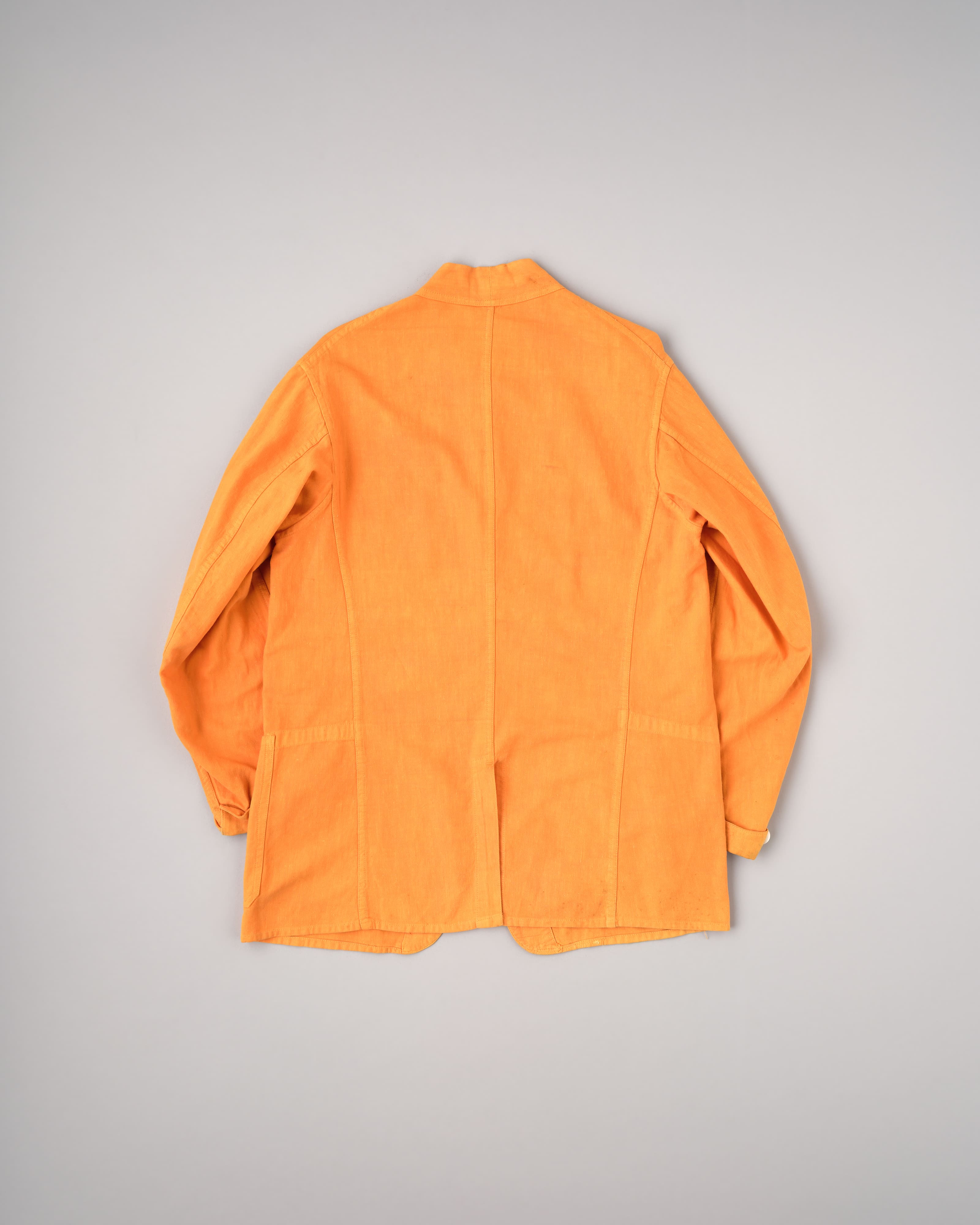 【~30's】British Vintage Orange Cotton Drill Work Jacket