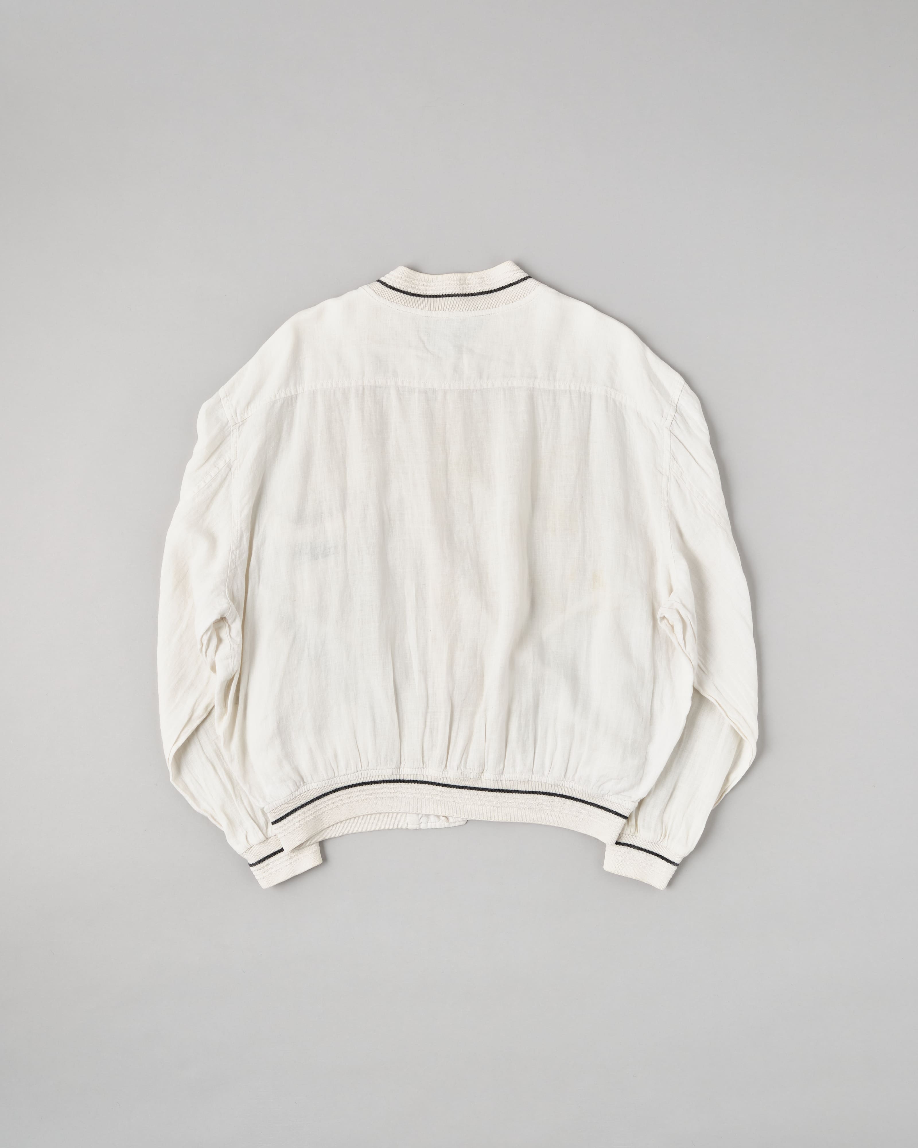 [~80's] Old CORTIGIANI Linen Blouson Size.50