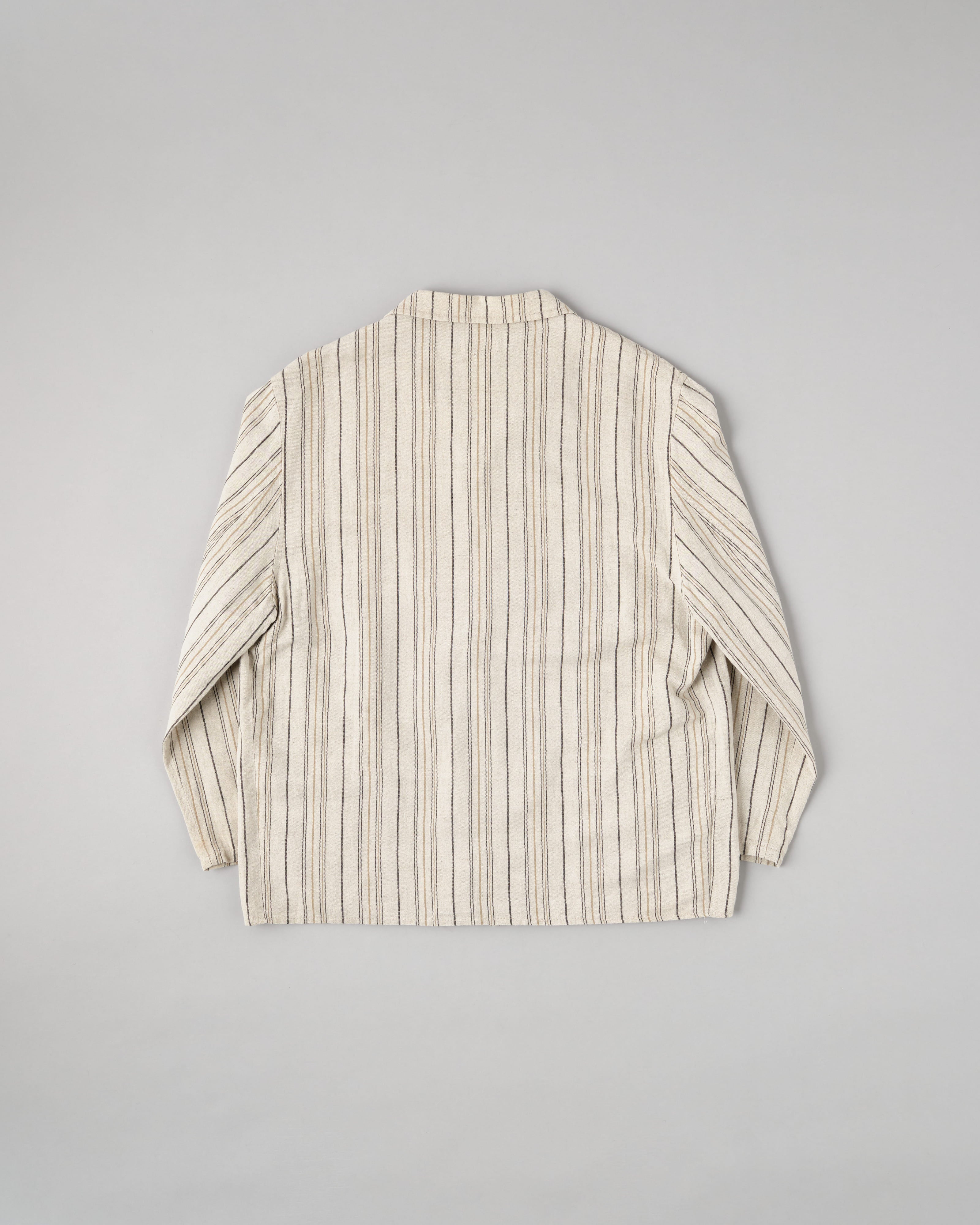 [~80's] Old CecilGee Linen Striped Jacket