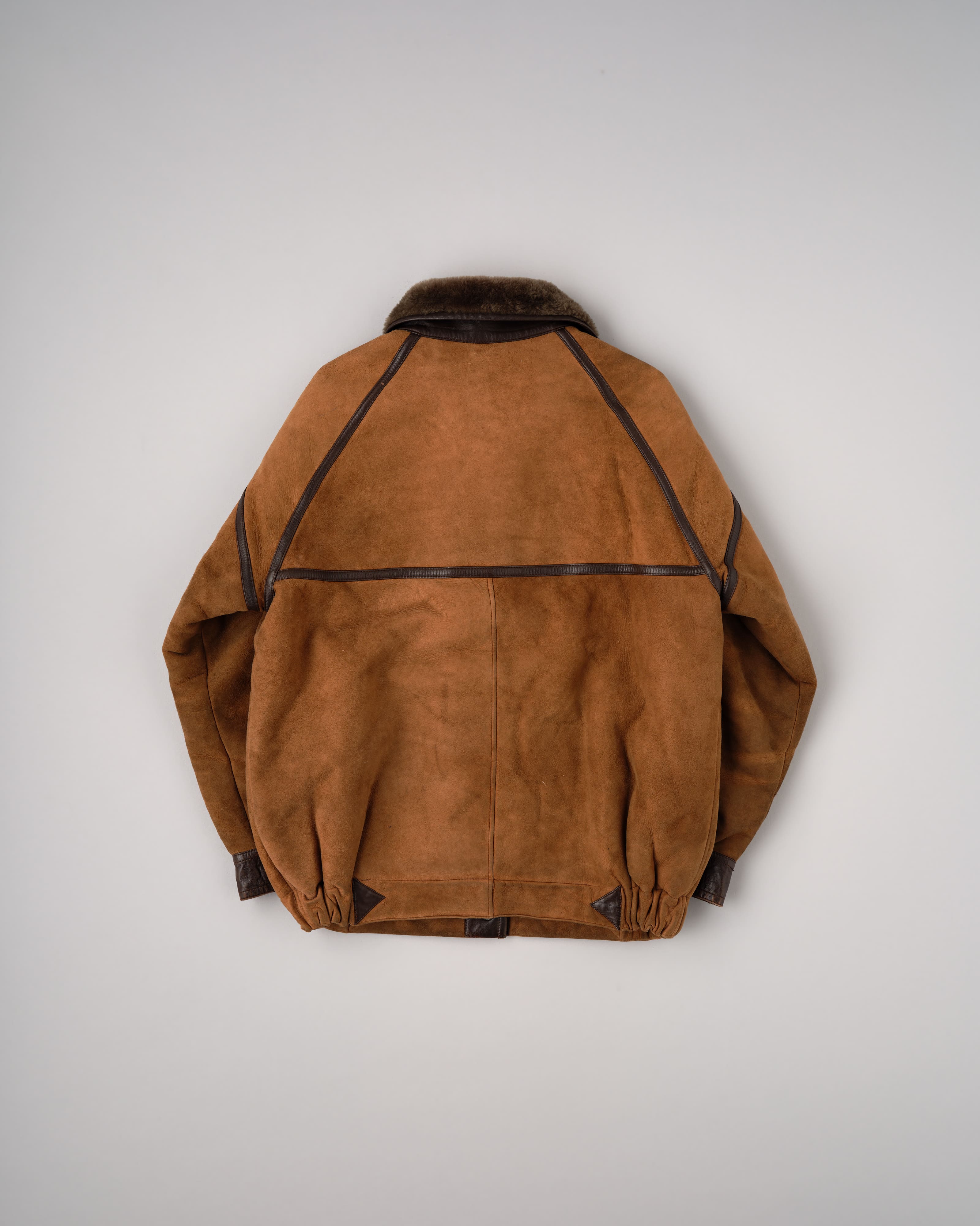 【~90's】Old Yves Saint Laurent Shearling Jacket "Fourrures"