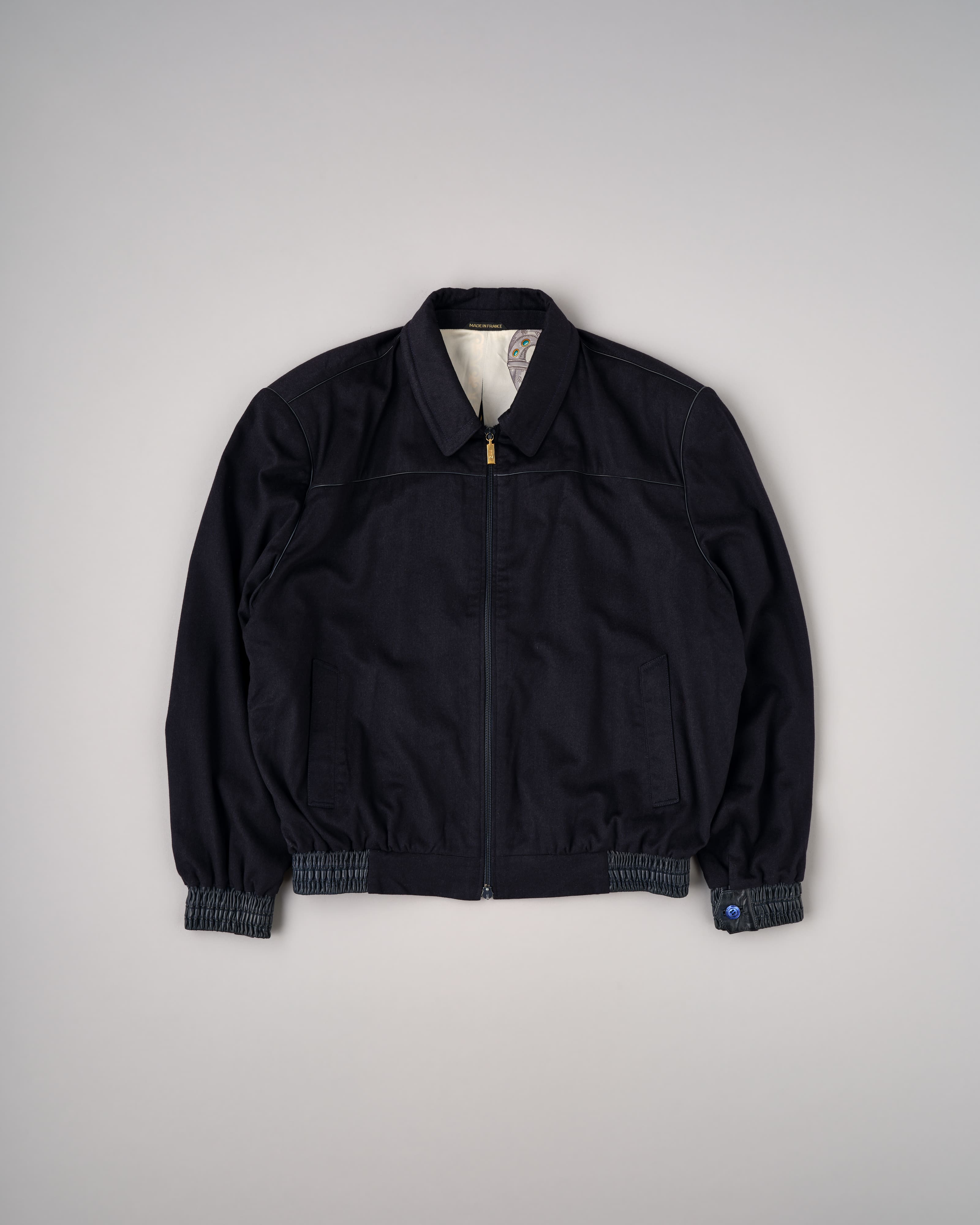 90's］Old ZILLI Cashmere Silk Zip Up Blouson Size.54 | VIEUX ET