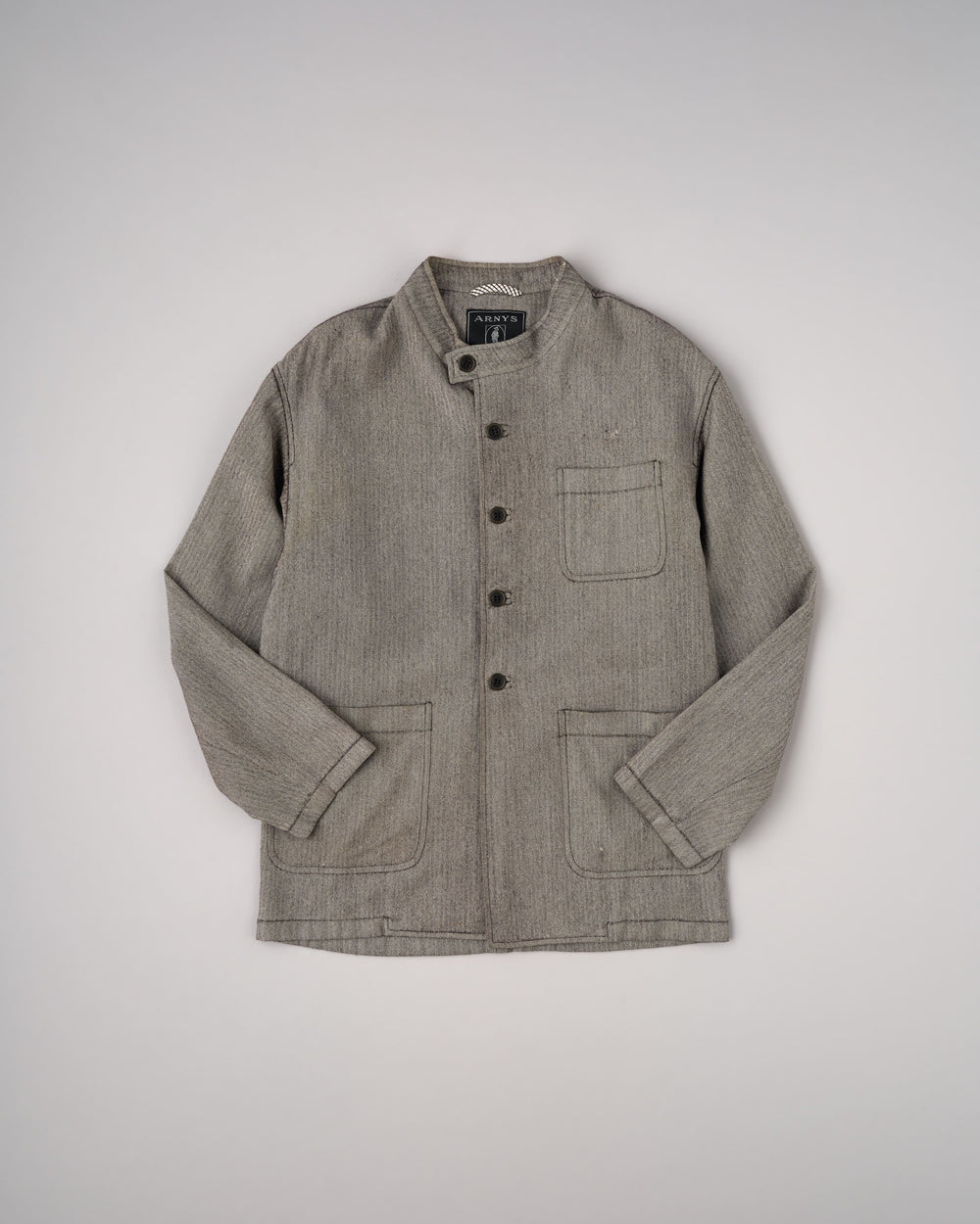 【~00's】Old ARNYS PARIS Forestiere Jacket Size.48 "Silk & Wool"