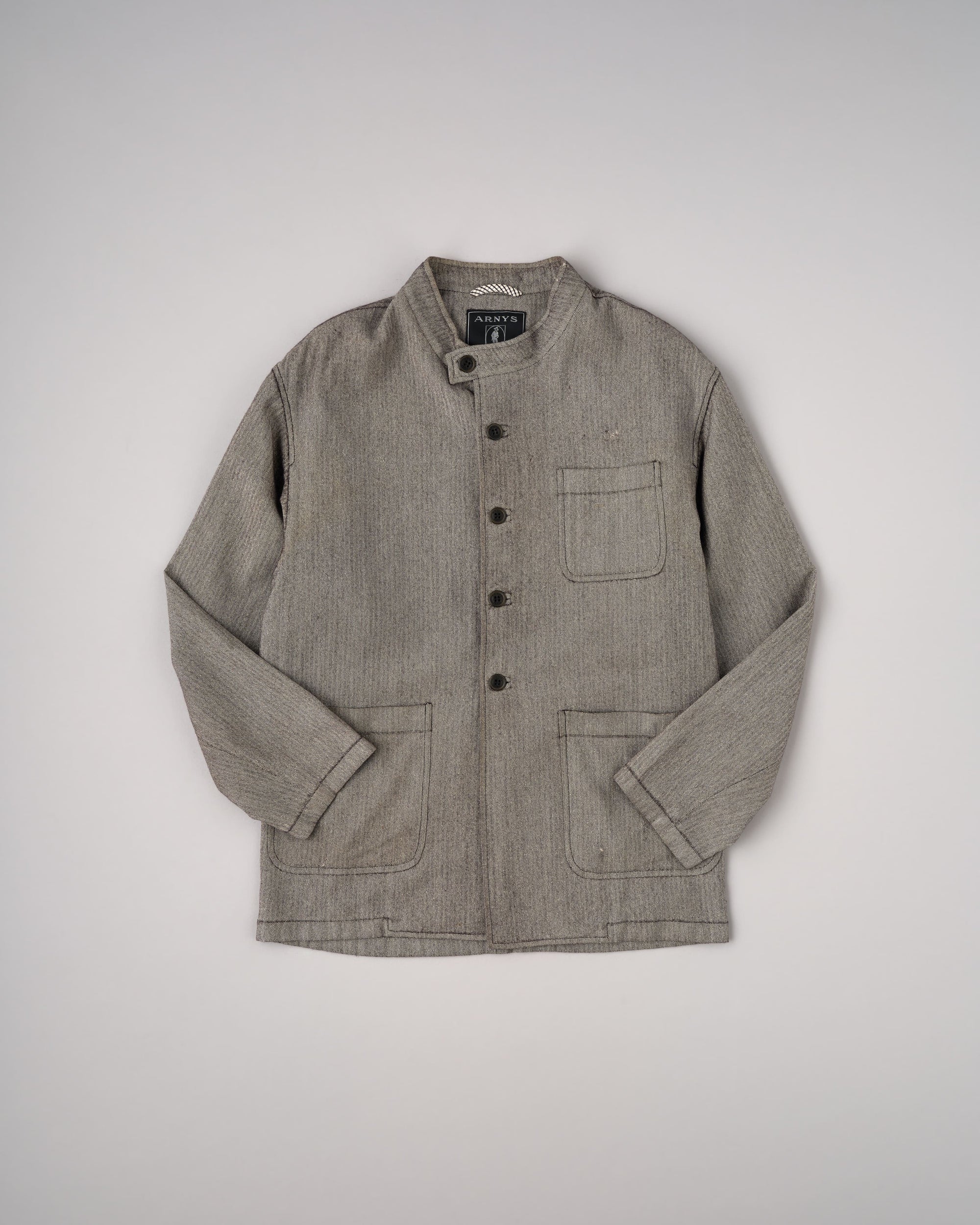 ［~00's］Old ARNYS PARIS Forestiere Jacket Size.48 "Silk & Wool"
