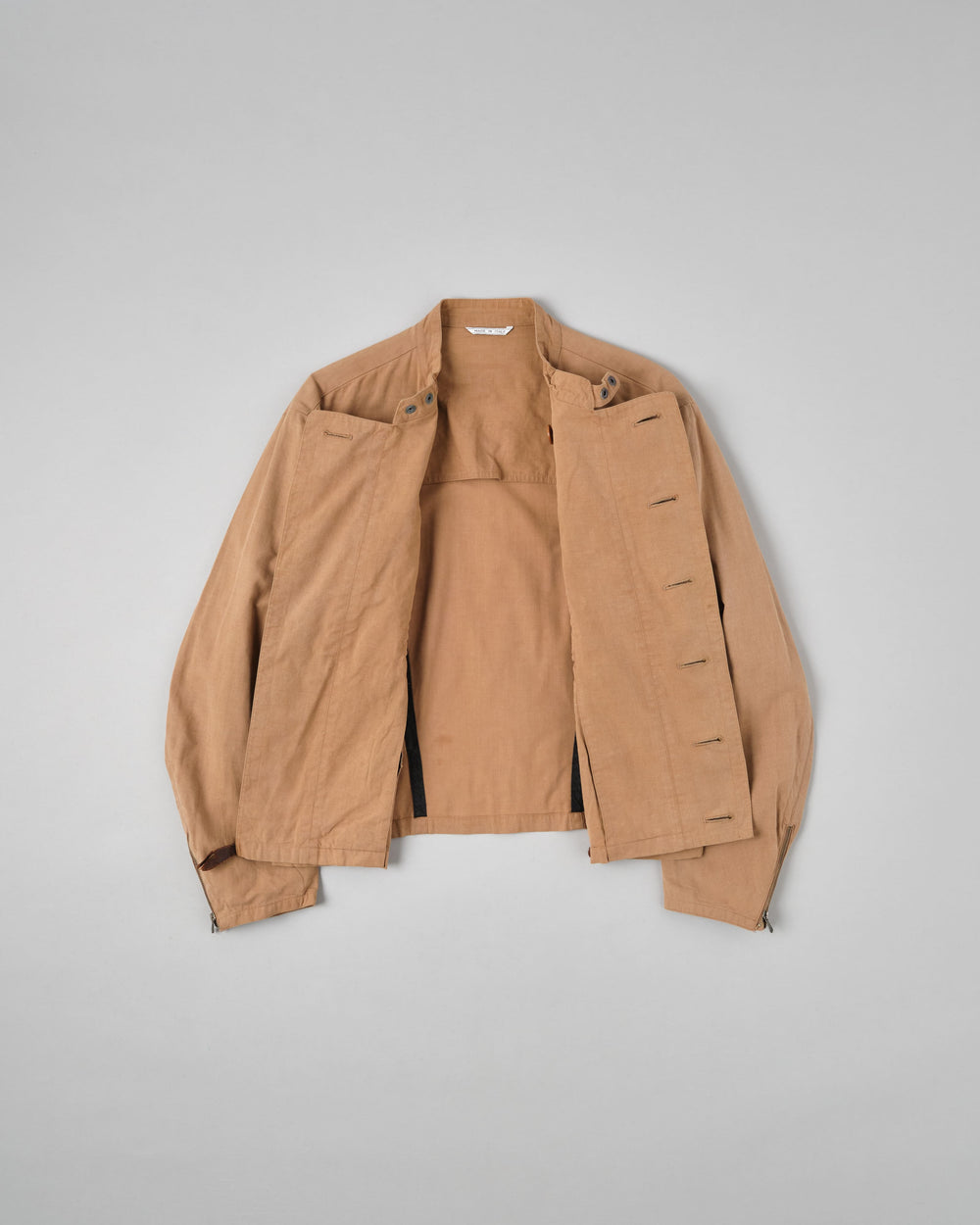 【~80's】Old Marithé François Girbaud Moment Due German Motorcycle Type Double Breasted Jacket