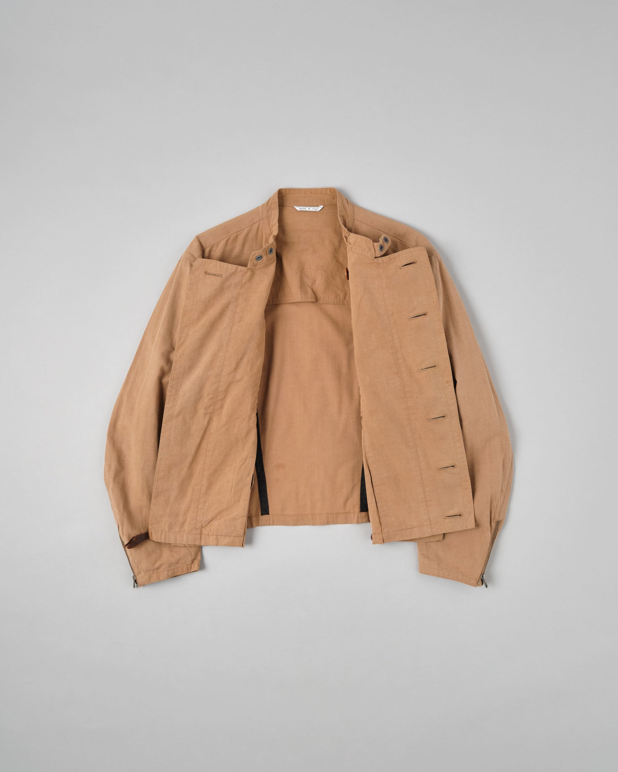 ［~80's］Old Marithé François Girbaud Moment Due German Motorcycle Type Double Breasted Jacket