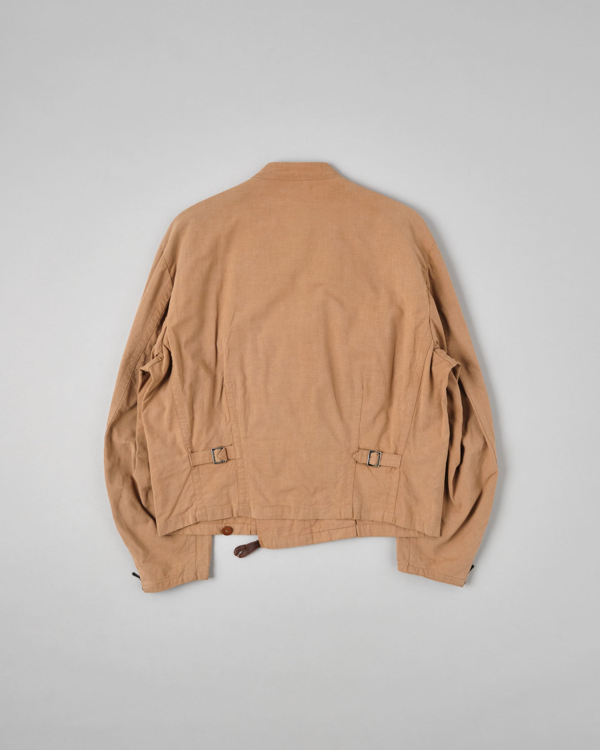 ［~80's］Old Marithé François Girbaud Moment Due German Motorcycle Type Double Breasted Jacket