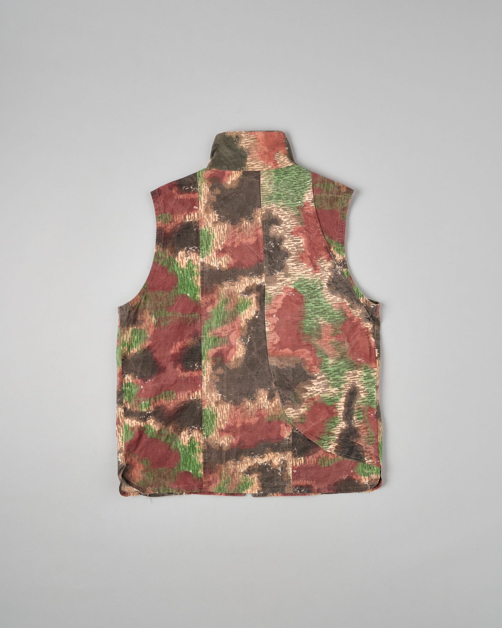 ［~60’s］Czechoslovakian Army Sumpfmuster Pattern Camouflage Zip Up Shooting Vest "Localmade"