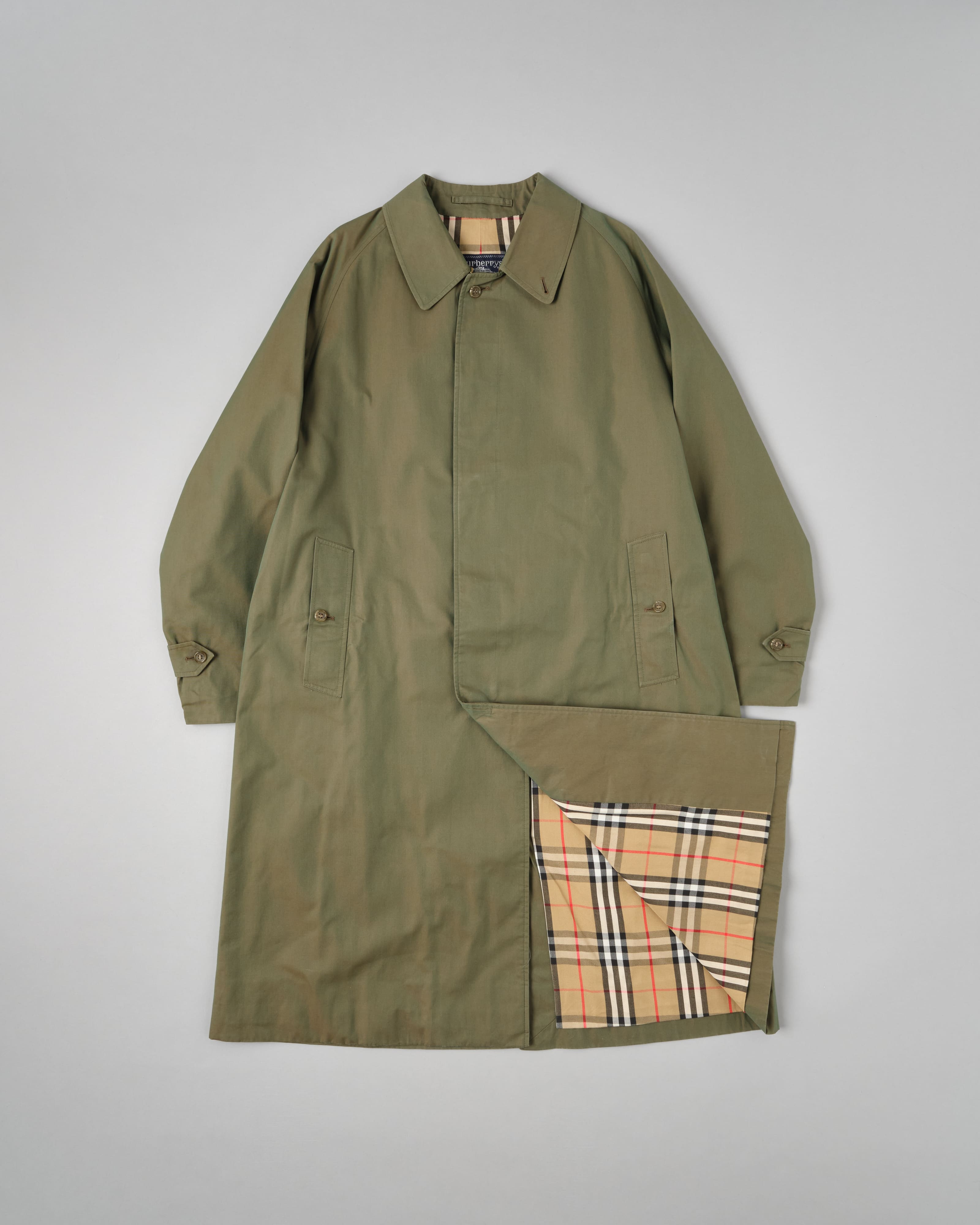 【~80's】Vintage Burberrys Single Raglan Balmacaan Coat C100 Size.50RL "TAMAMUSHI"