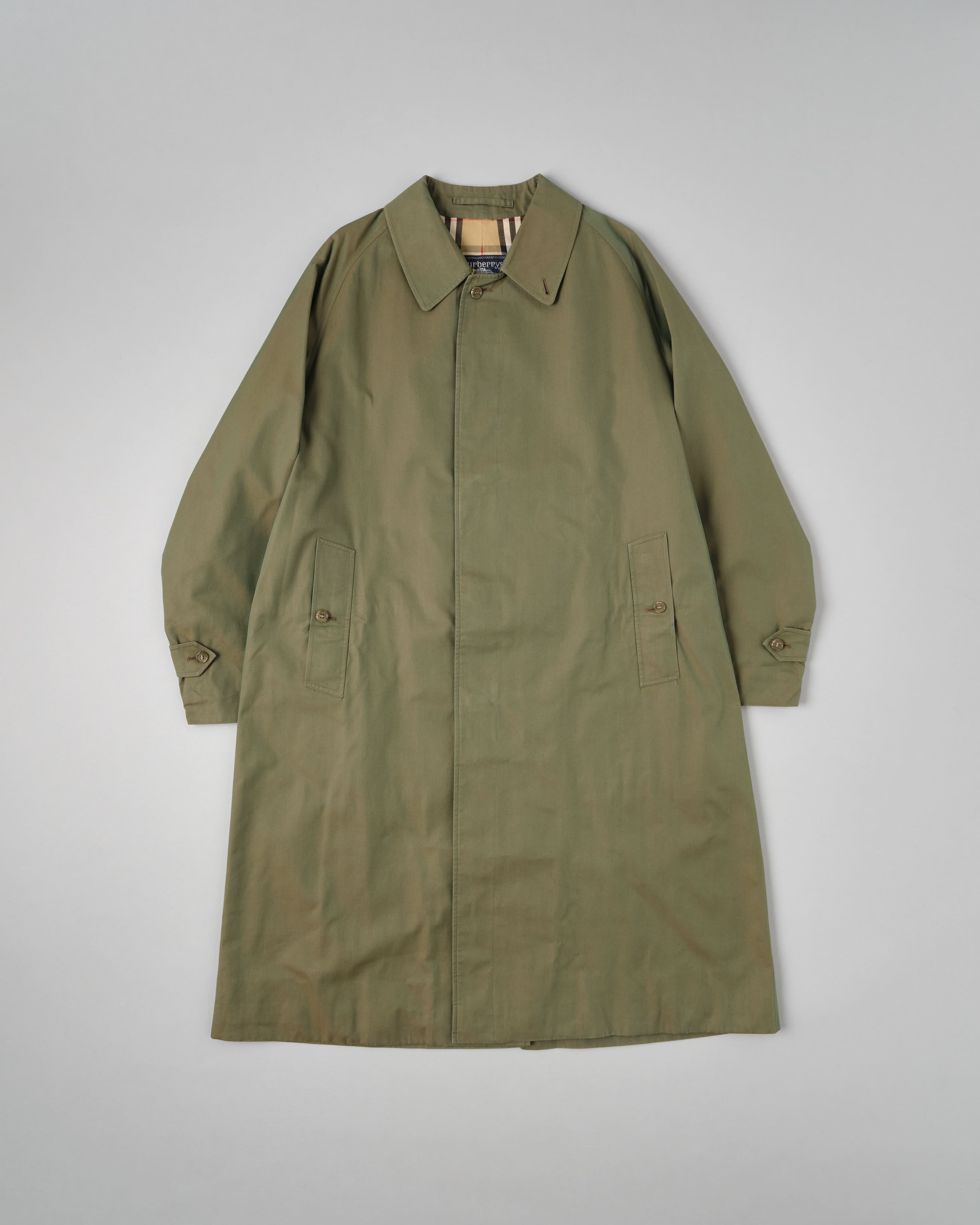【~80's】Vintage Burberrys Single Raglan Balmacaan Coat C100 Size.50RL "TAMAMUSHI"