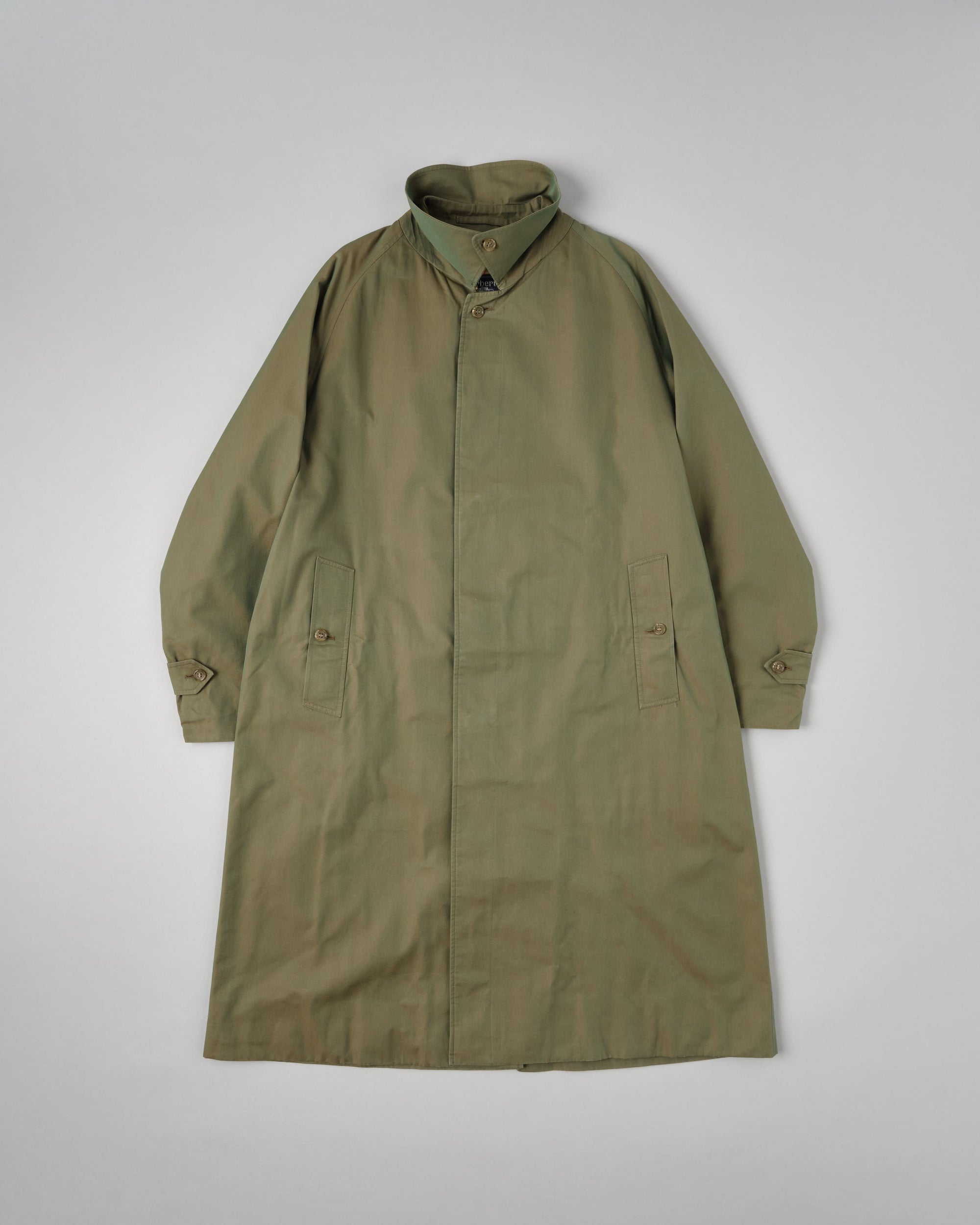 【~80's】Vintage Burberrys Single Raglan Balmacaan Coat C100 Size.50RL "TAMAMUSHI"