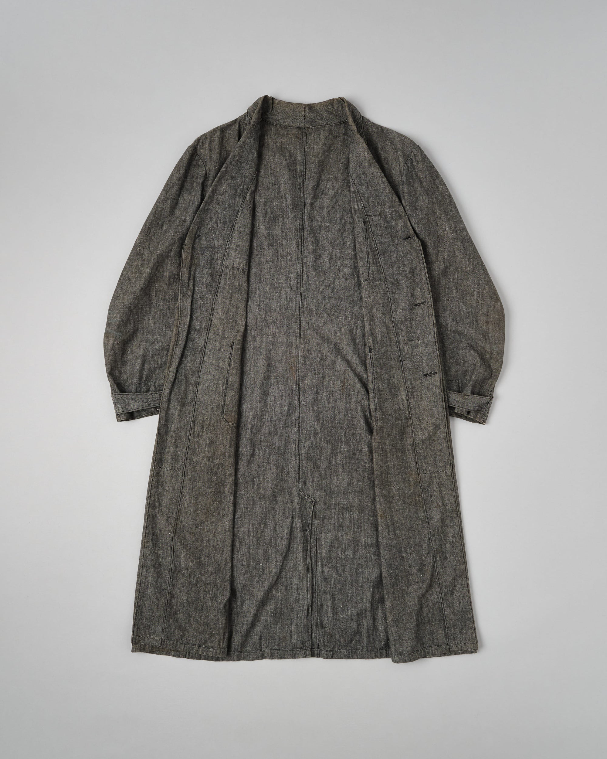 ［~50’s］French Vintage Metis Black Chambray Atelier Coat