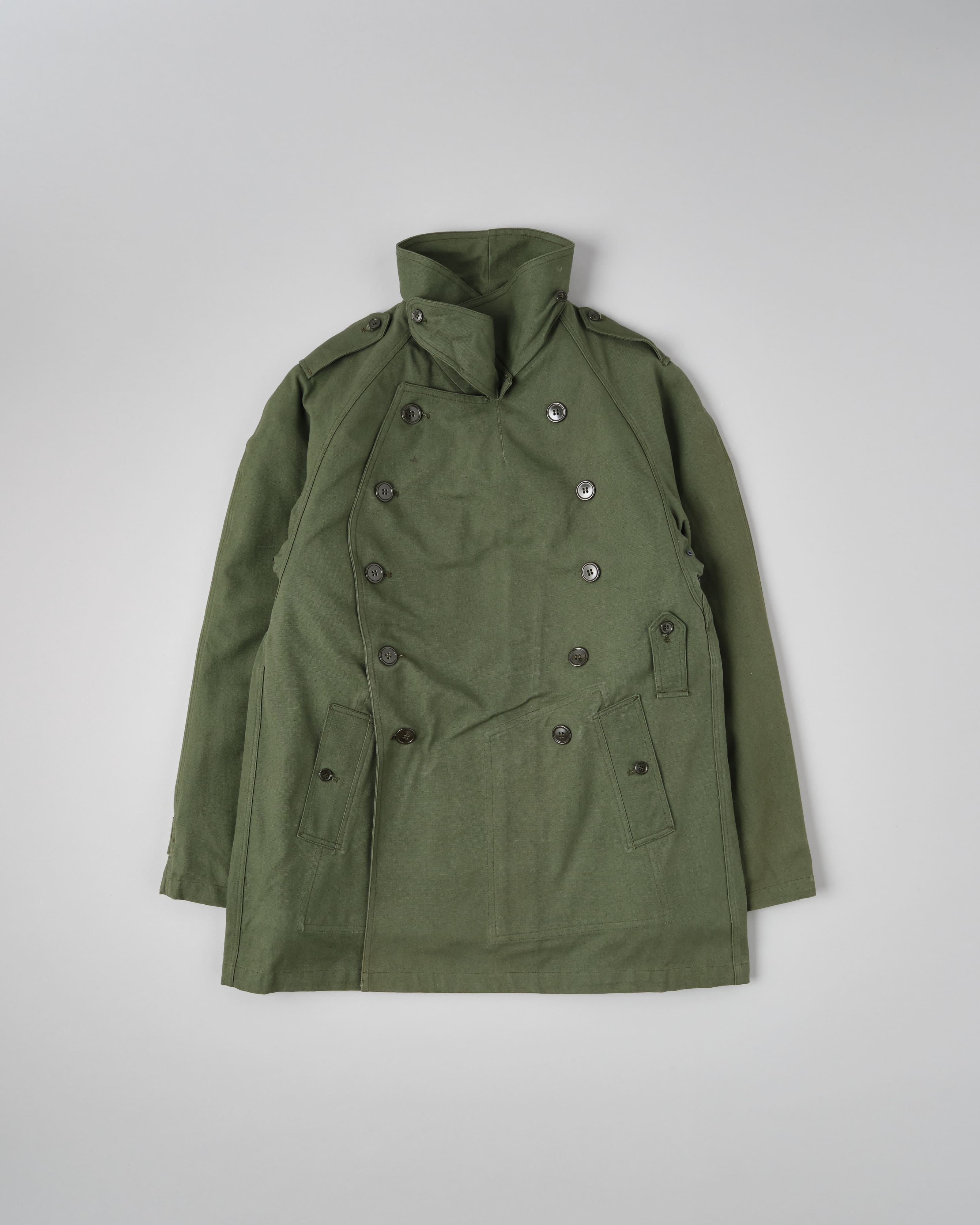 [~50's] French Air Force M38 Double Breasted Motorcycle Jacket With Liner Size.96-100 "Dead Stock"
