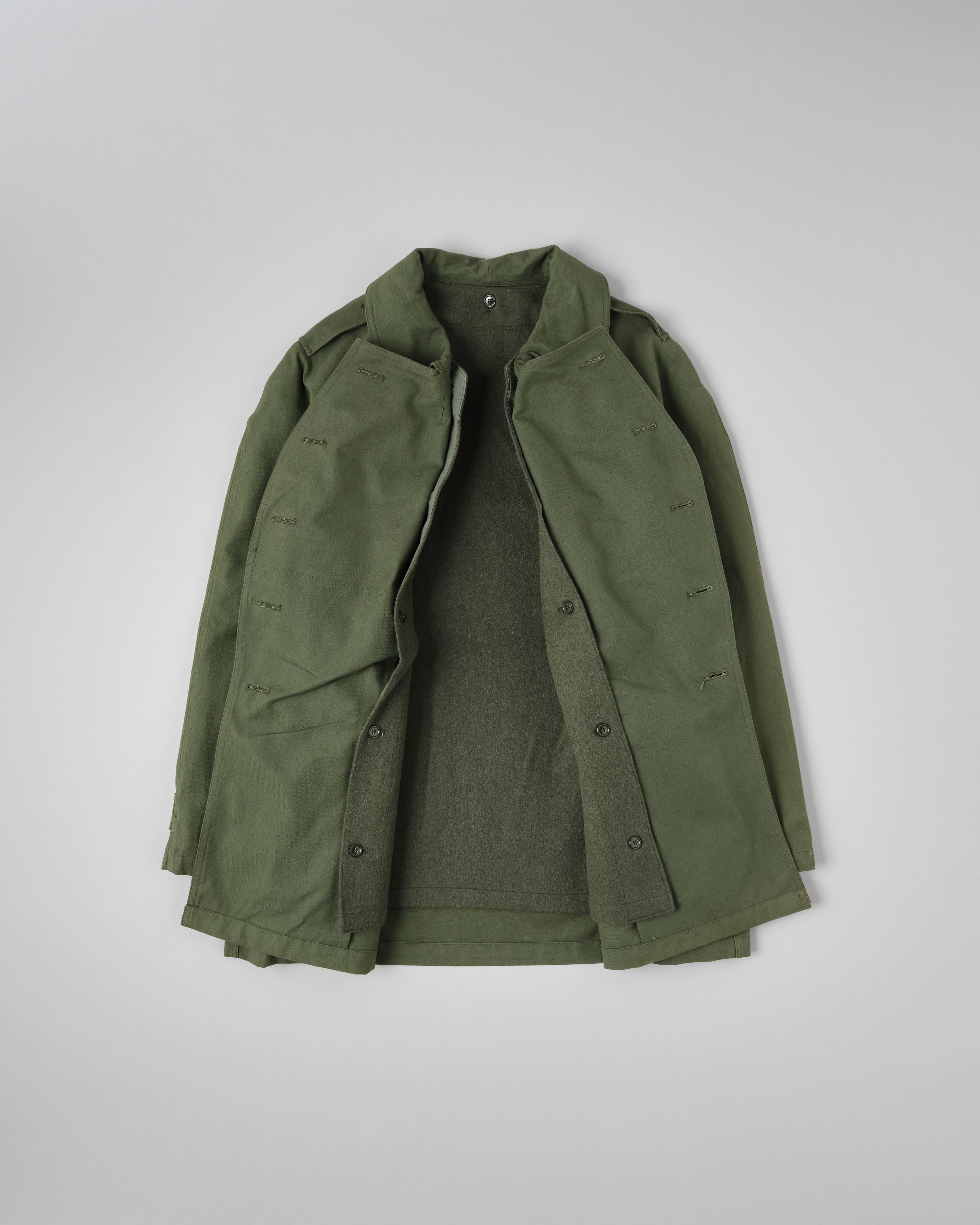 [~50's] French Air Force M38 Double Breasted Motorcycle Jacket With Liner Size.96-100 "Dead Stock"