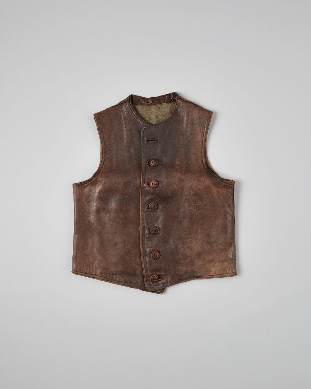 ［~40's］French Army Cavalier Leather Vest