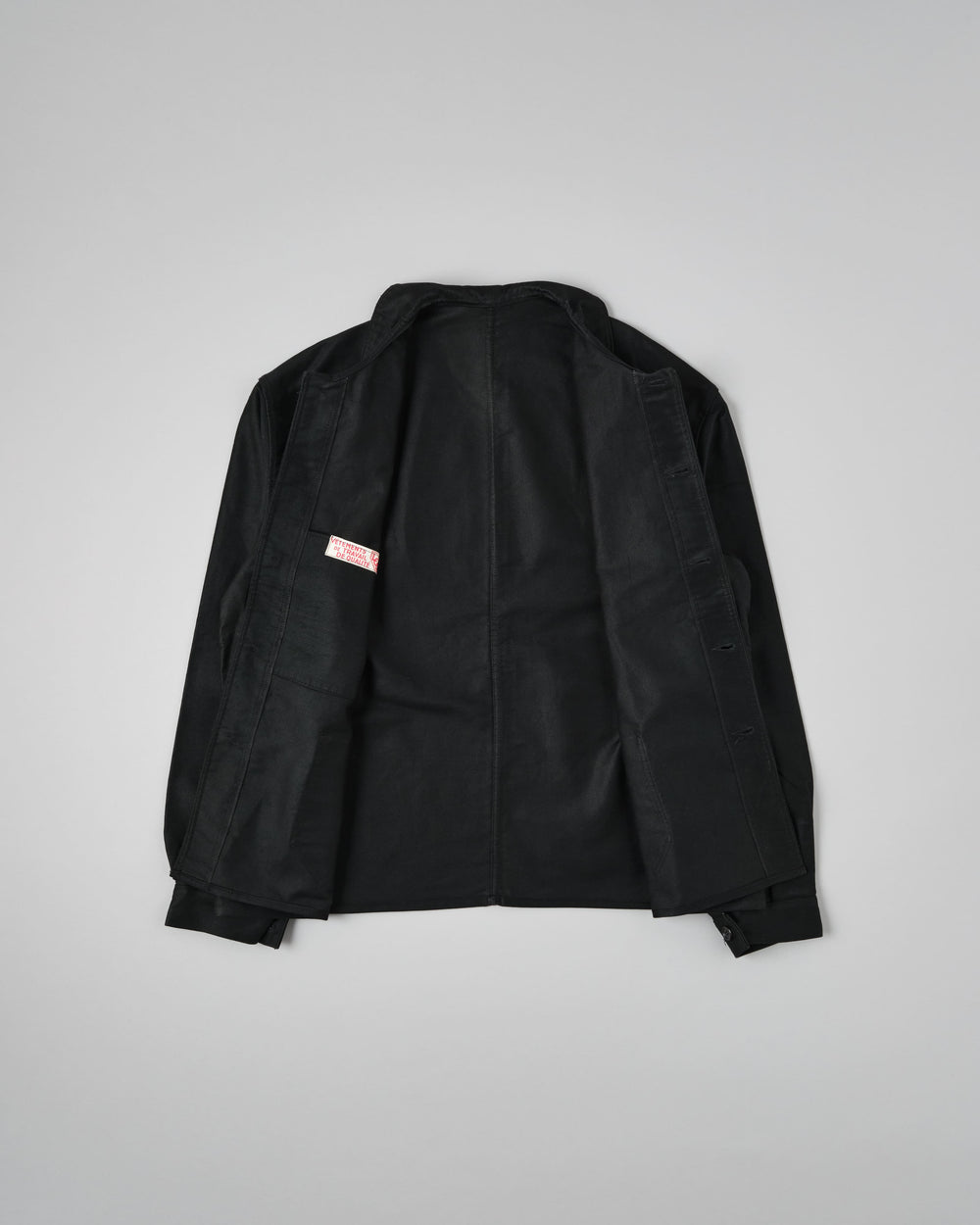 【~50’s】French Vintage Black Moleskin Work Jacket "Dead Stock"