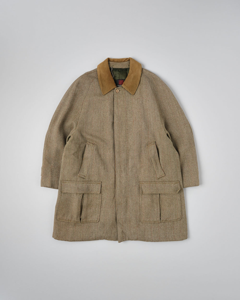 ［~60's］Old INVERTERE Wool Tweed Hunting Coat Size.46 "J.C.CORDINGS & CO.LTD 別注"