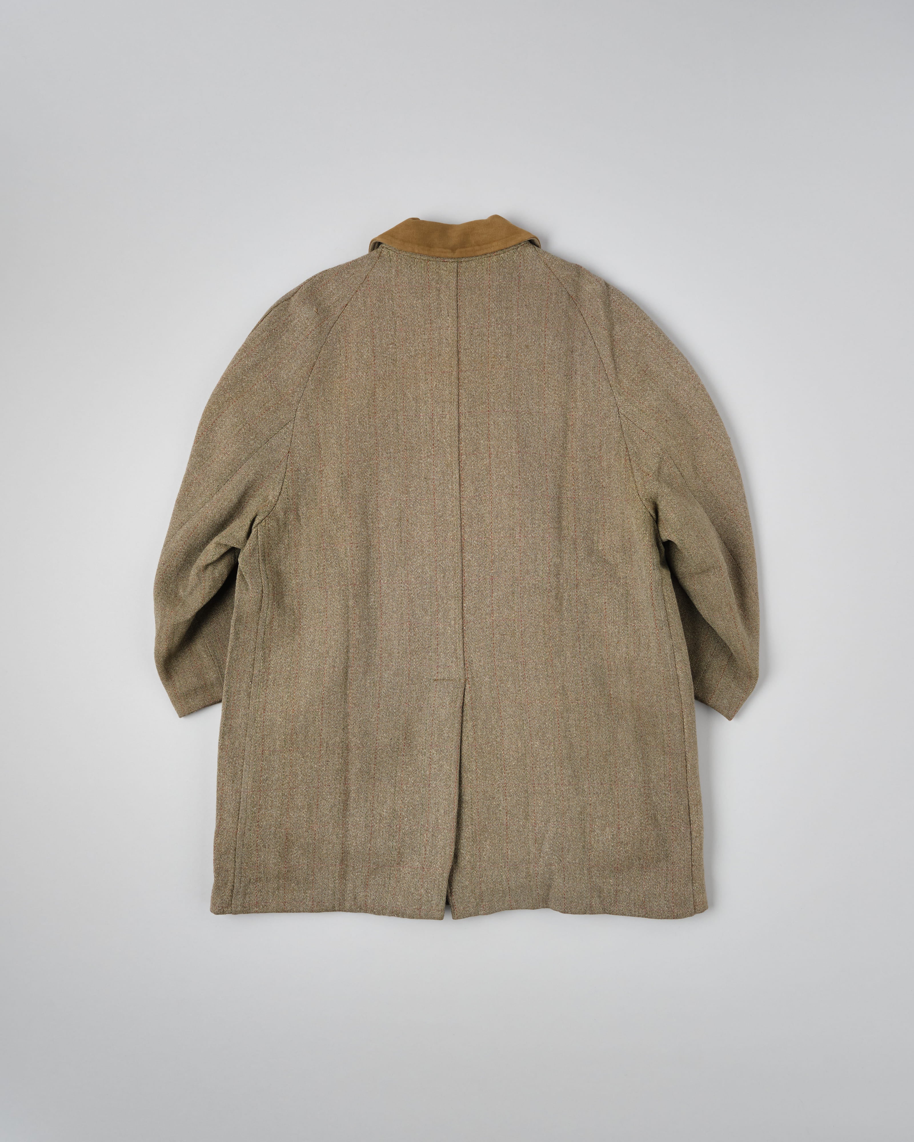 [~60's] Old INVERTERE Wool Tweed Hunting Coat Size.46 "J.C.CORDINGS & CO.LTD Special Order"