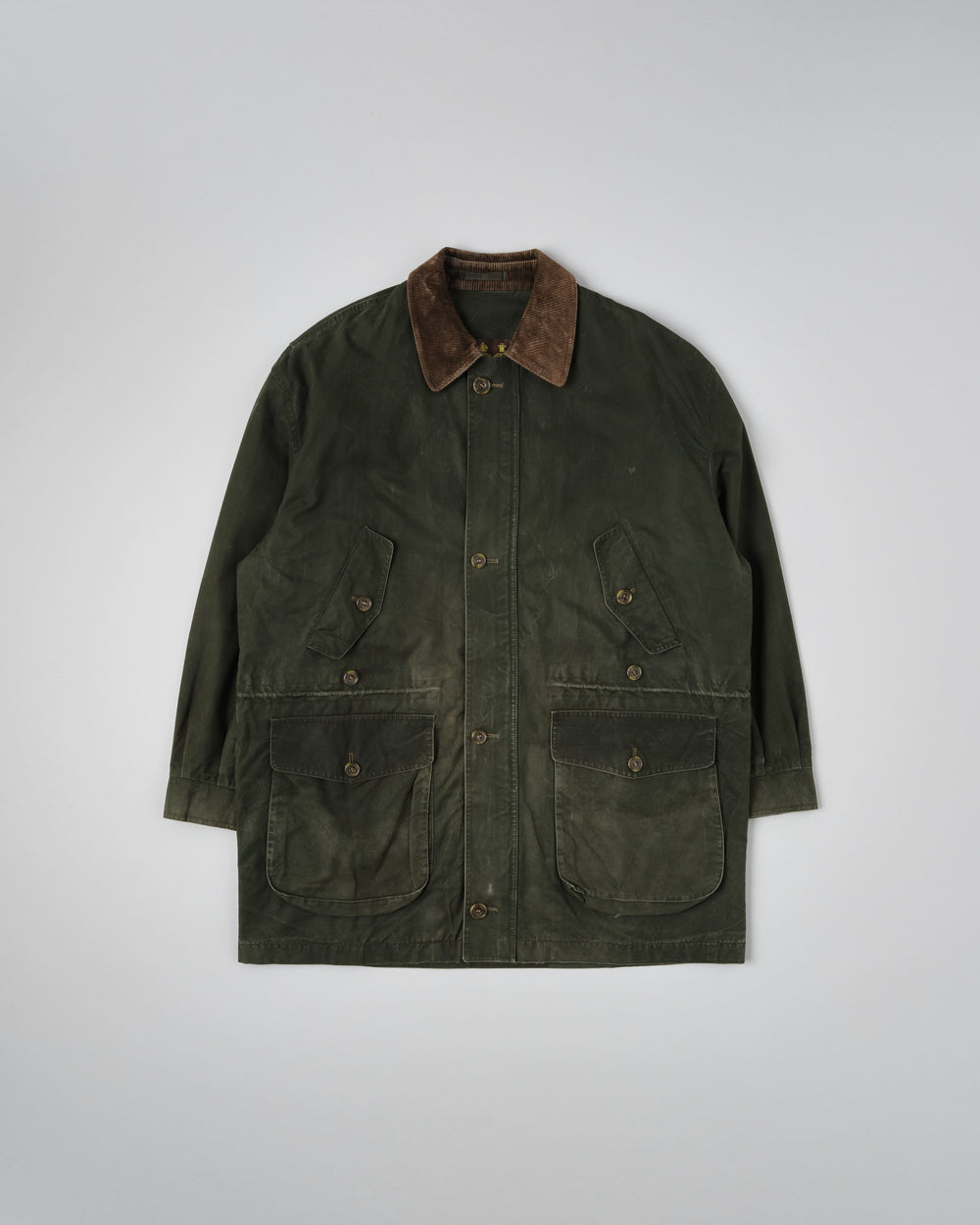 ［~90's］Vintage Barbour Ventile Jacket "ENDURANCE" 3 Crest Size.44