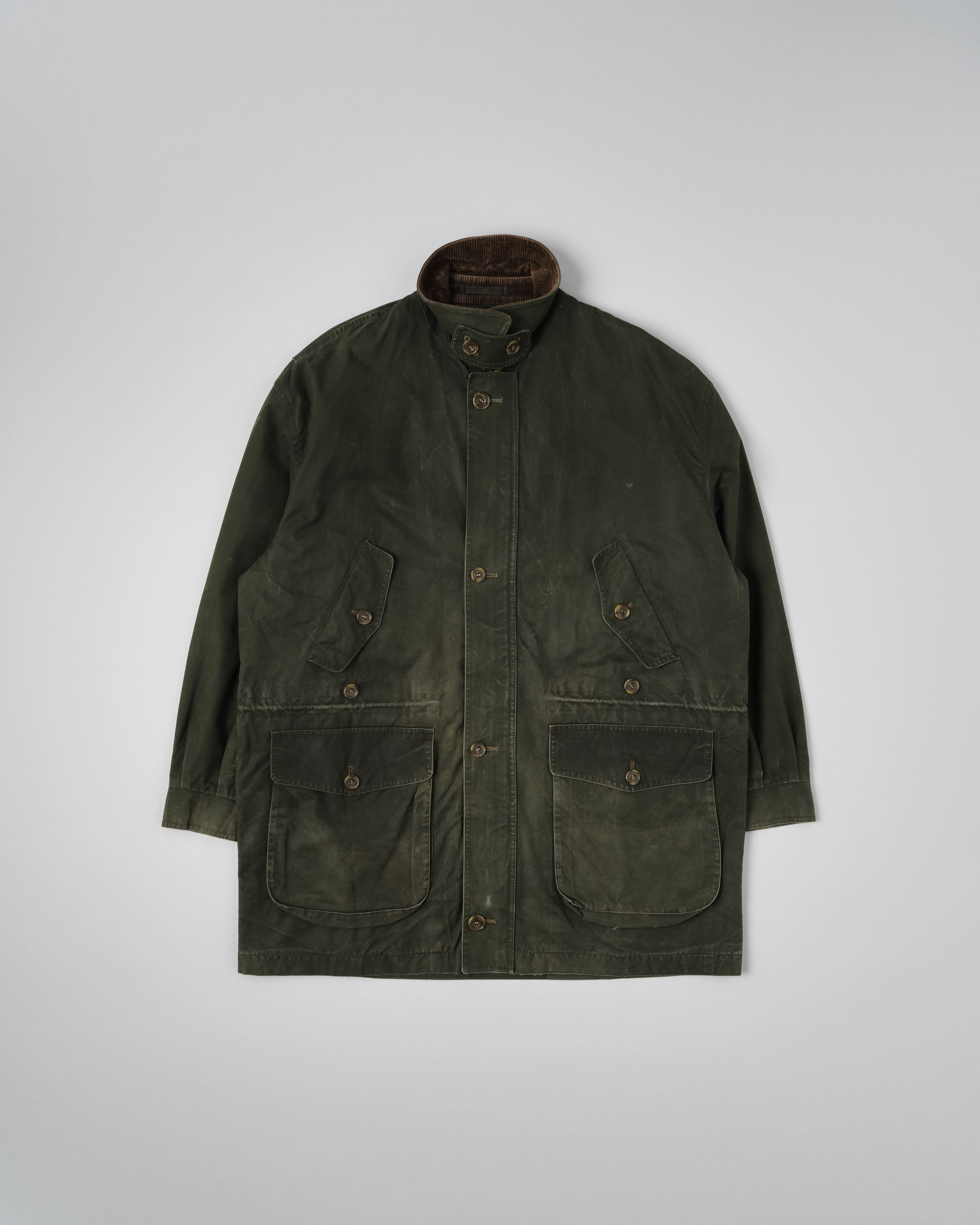 [~90's] Vintage Barbour Ventile Jacket "ENDURANCE" 3 Crest Size.44