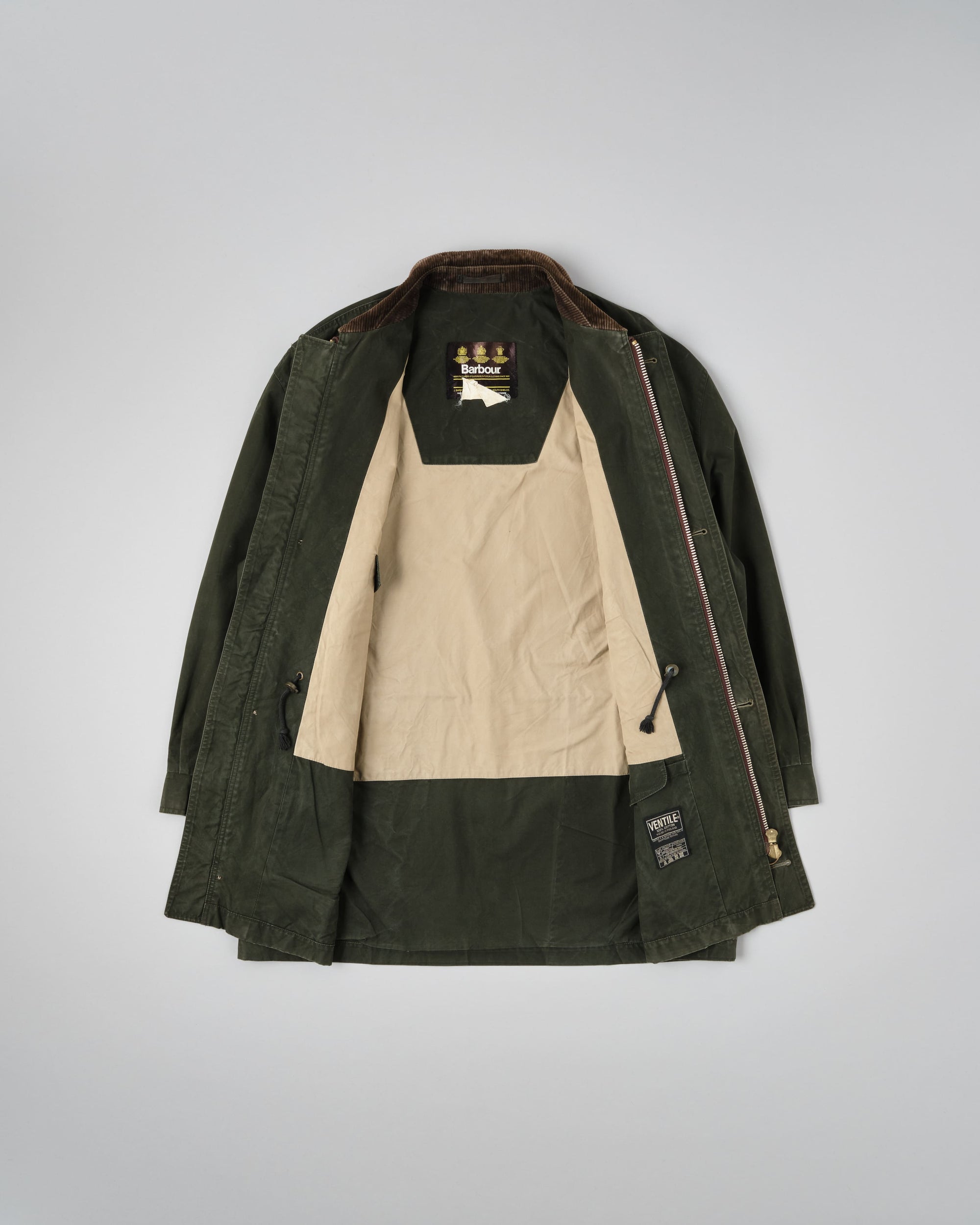 ［~90's］Vintage Barbour Ventile Jacket "ENDURANCE" 3 Crest Size.44
