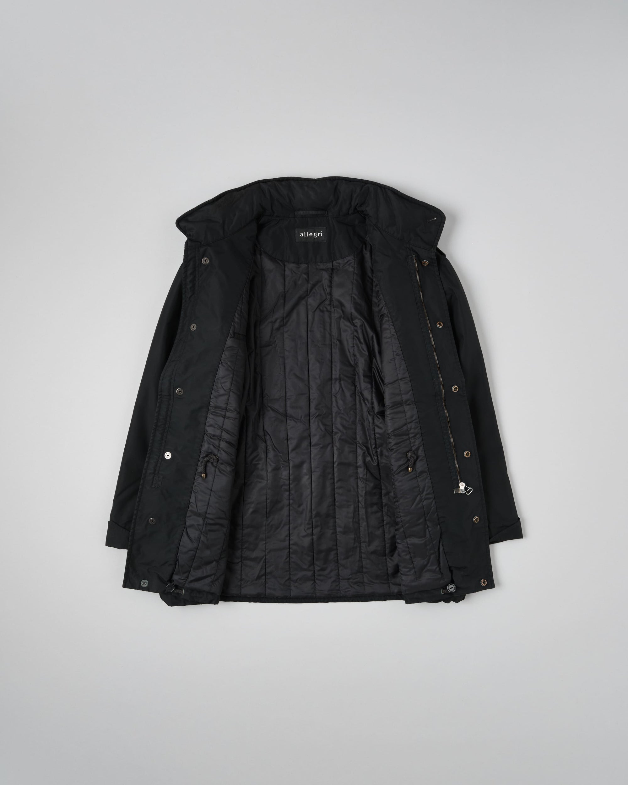 【~90’s】Old allegri M-65 Type Black Nylon Jacket Size.48