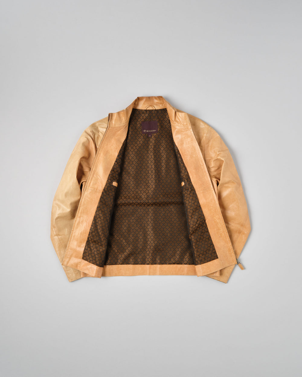 ［~90’s］Old MULBERRY Leather Jacket Size.42
