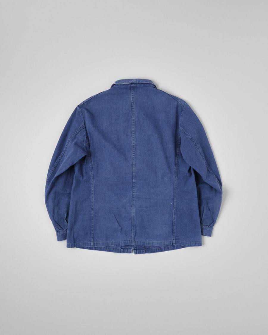 ［~50’s］French Vintage Deep Blue Metis Work Jacket 전체 사진