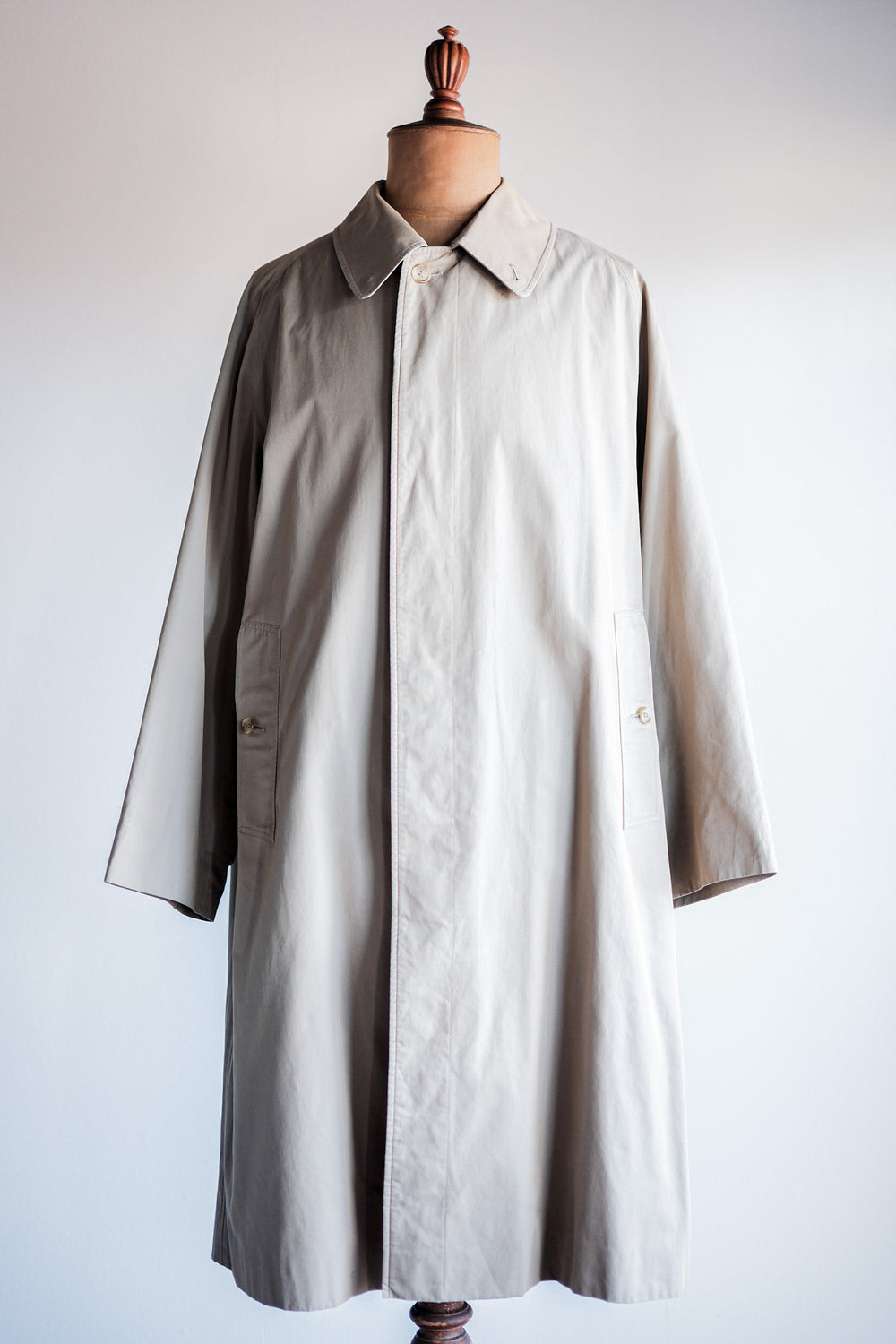 ［~80's］Vintage Burberrys Single Raglan Balmacaan Coat C100 Size.48REG "HESPEN MODE-SPORT BREMEN. 別注"