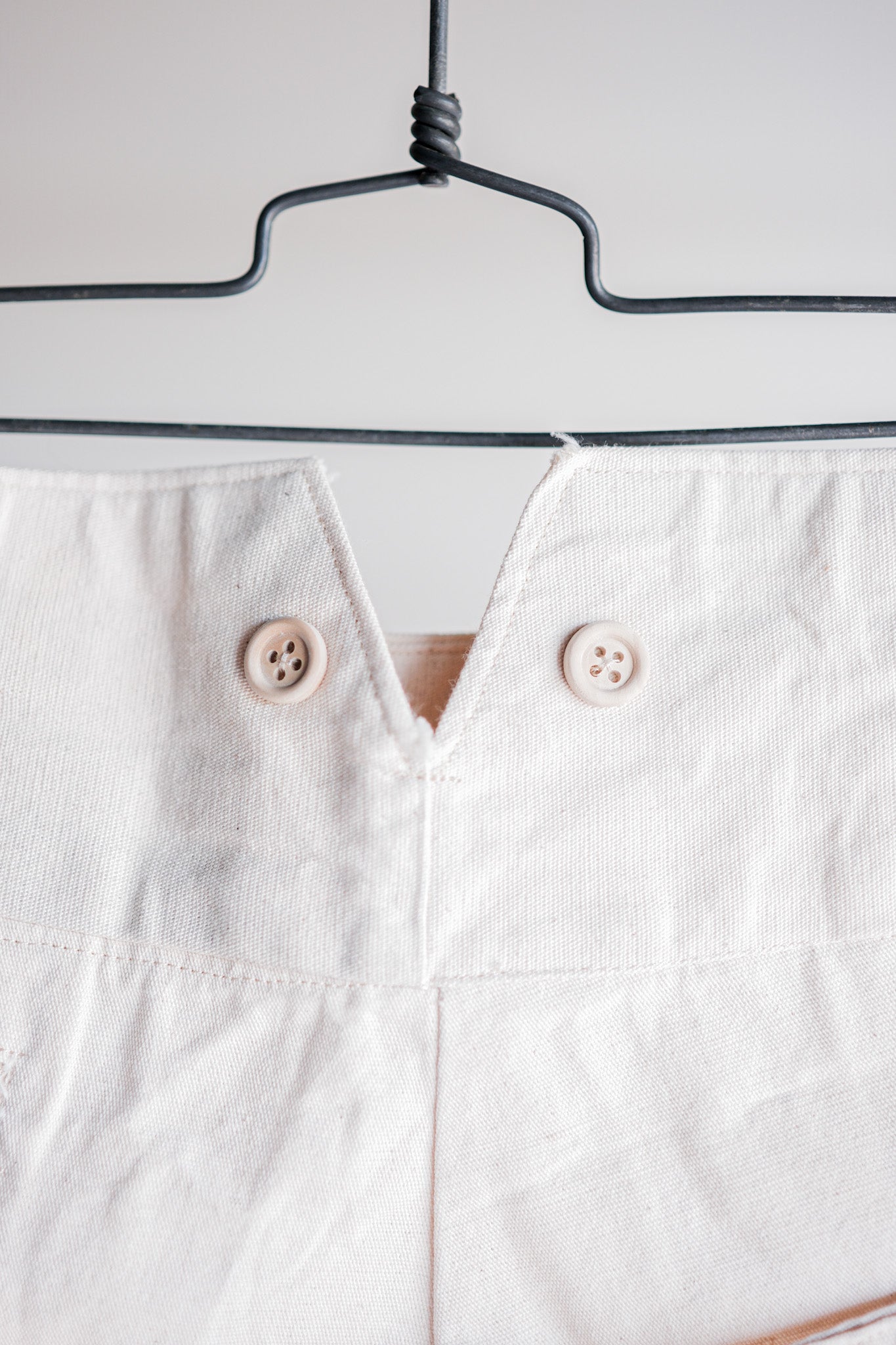 ［~20’s］French Army Cotton Linen Trousers “Dead Stock”