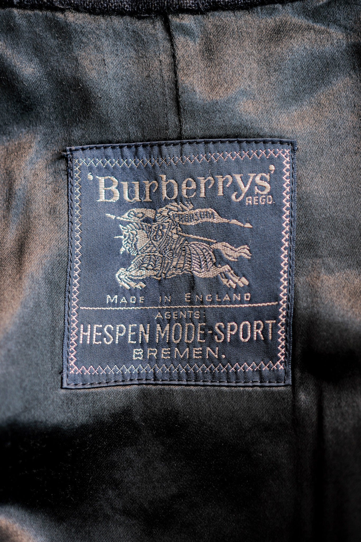 [~ 80's] Burberry vintage Burberrys Single Raglen Wool & Alpaca Balmacaan Couteau ceinturé avec la taille de la sangle chan "Mode Hespen-Sport Brême.