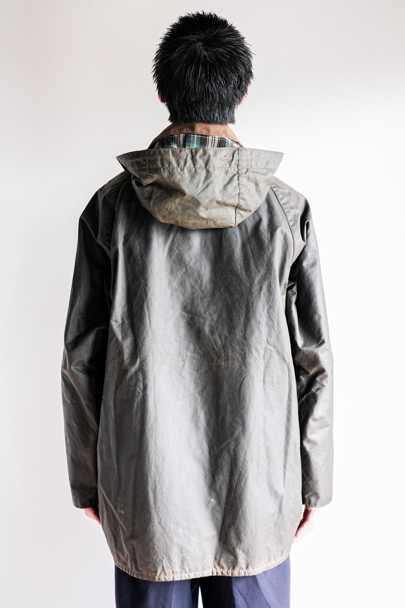 ［~80's］Vintage Barbour "BEAUFORT" With Hood 2 Crest Size.38
