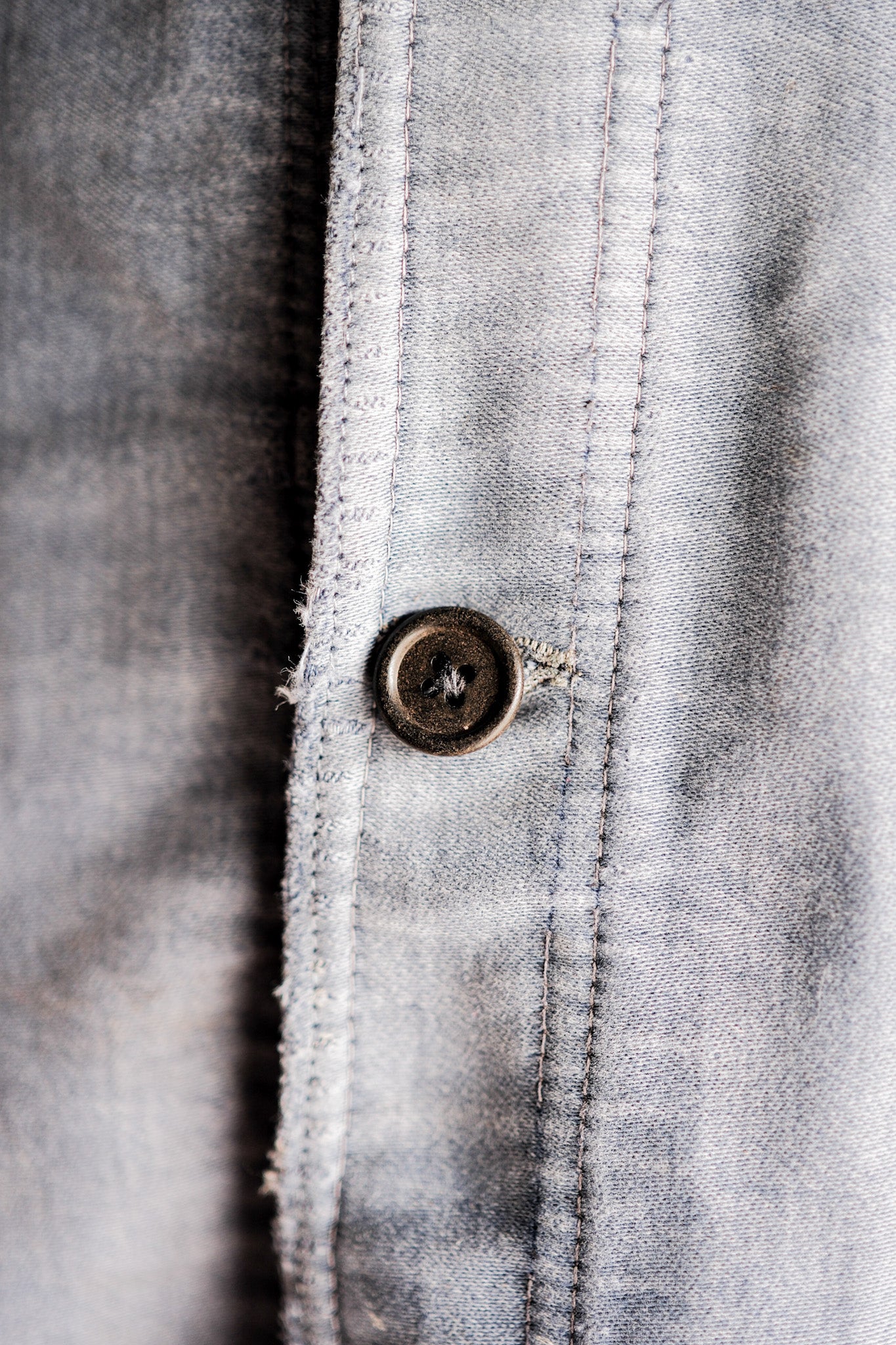 ［~40's］French Vintage Blue Moleskin Work Jacket